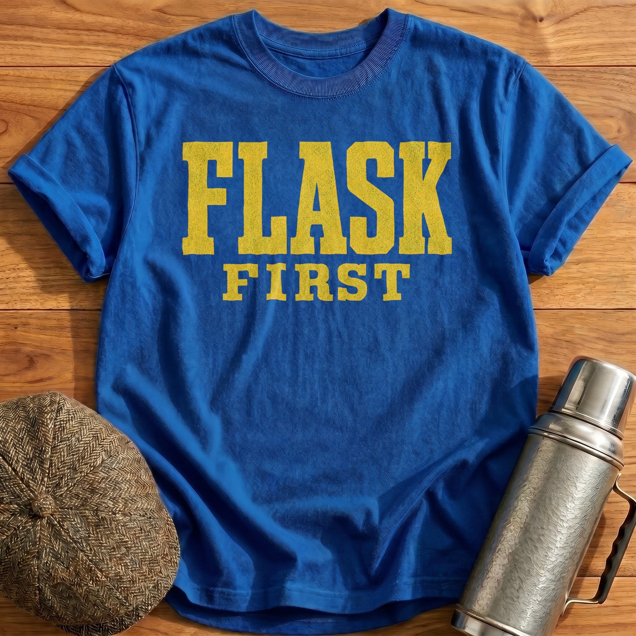 Flask First T-Shirt - Royal