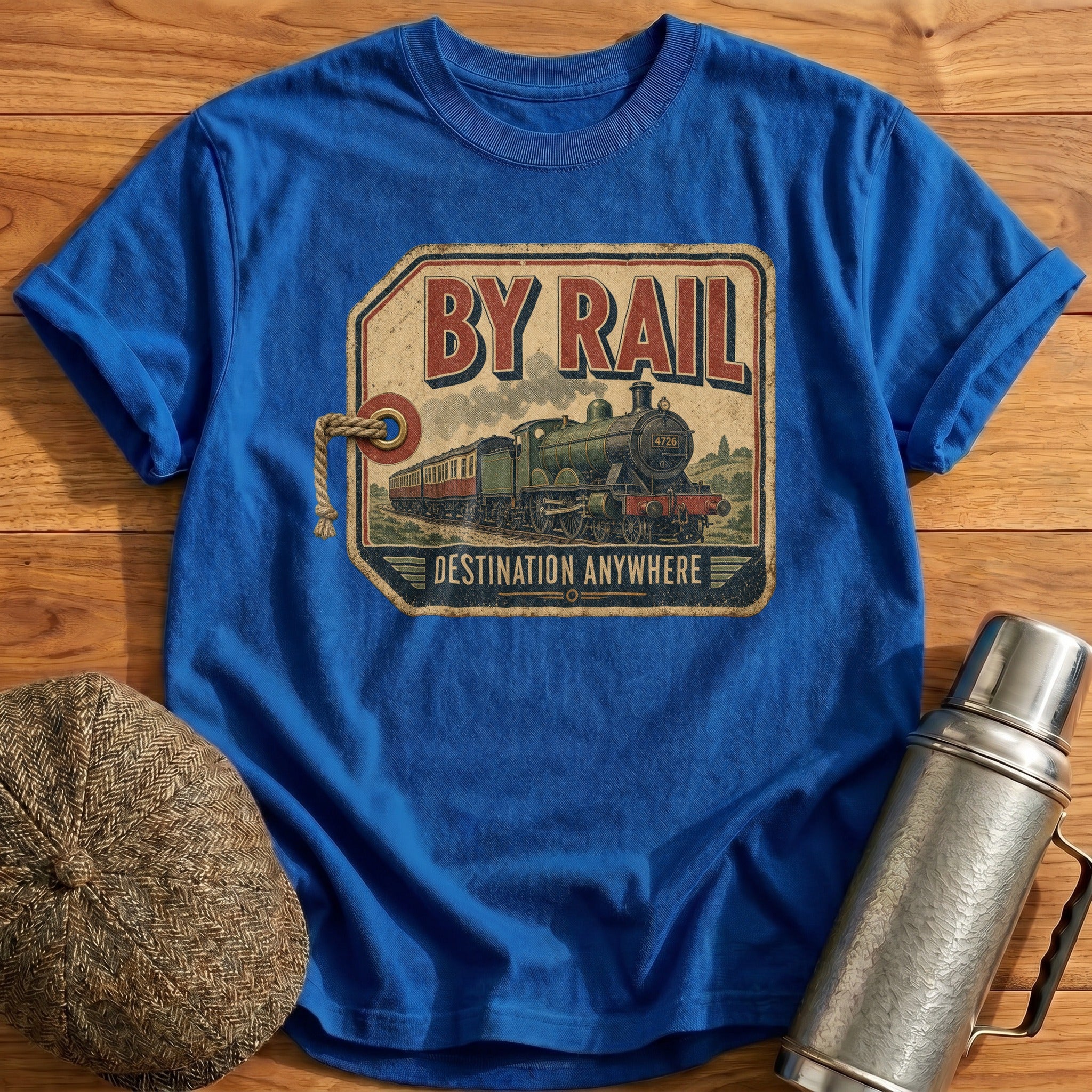 By Rail T-Shirt - Royal