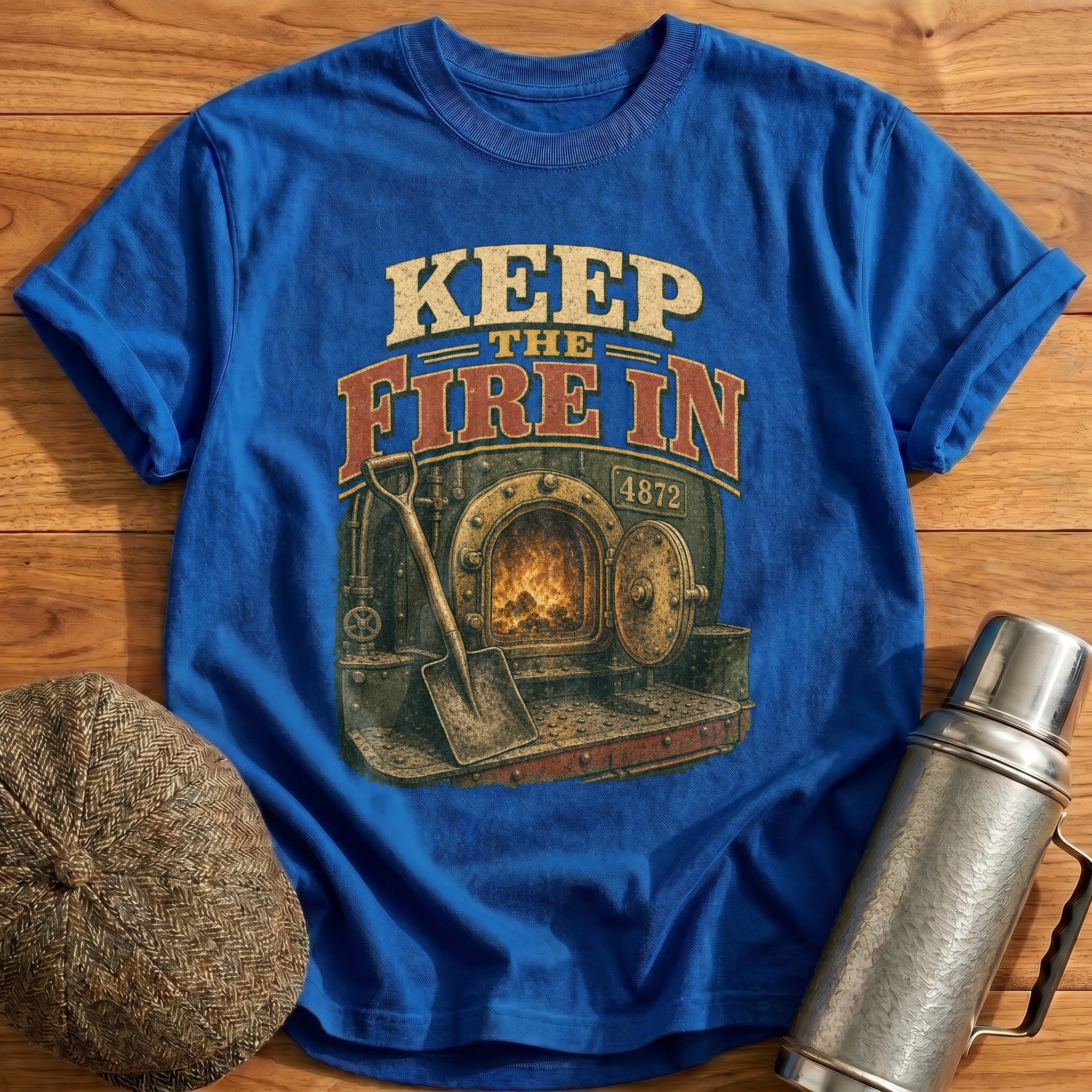 Keep the Fire in T-Shirt - Royal