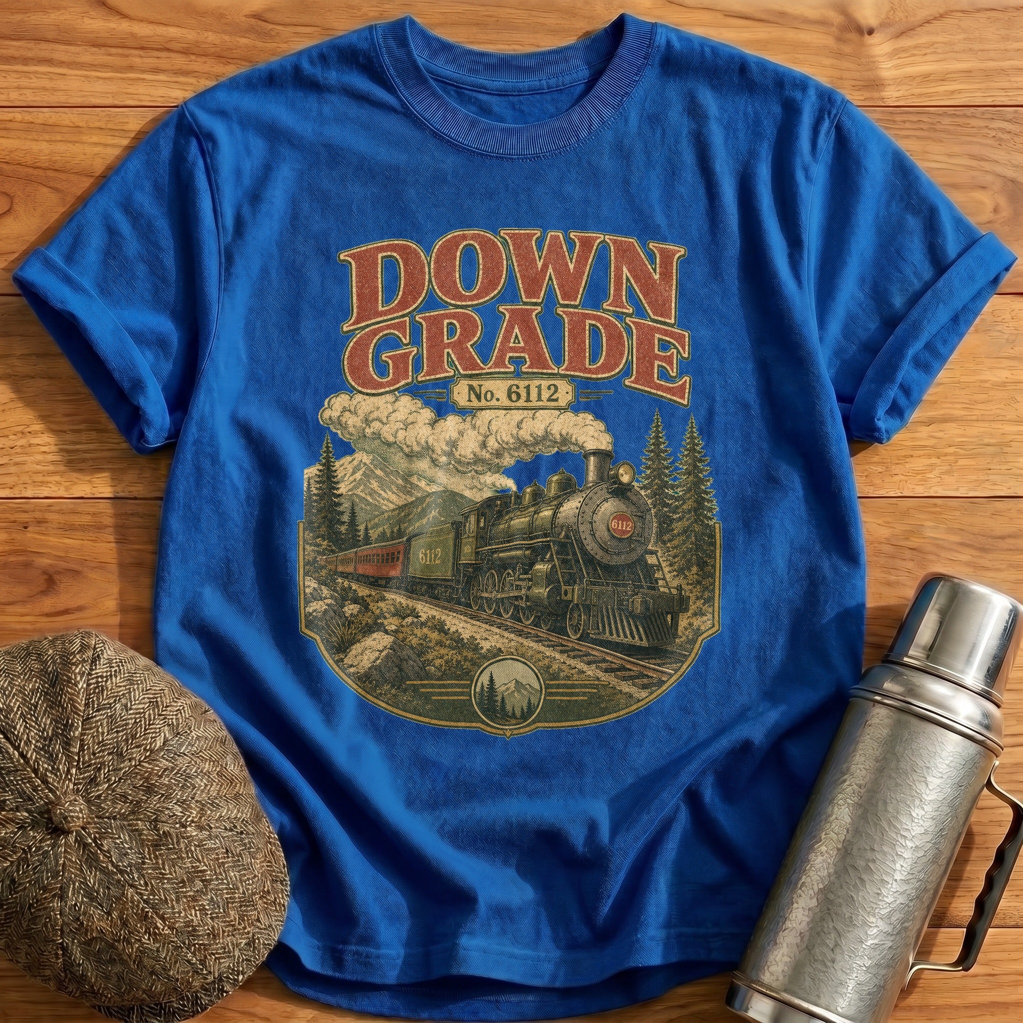 Down Grade T-Shirt - Royal