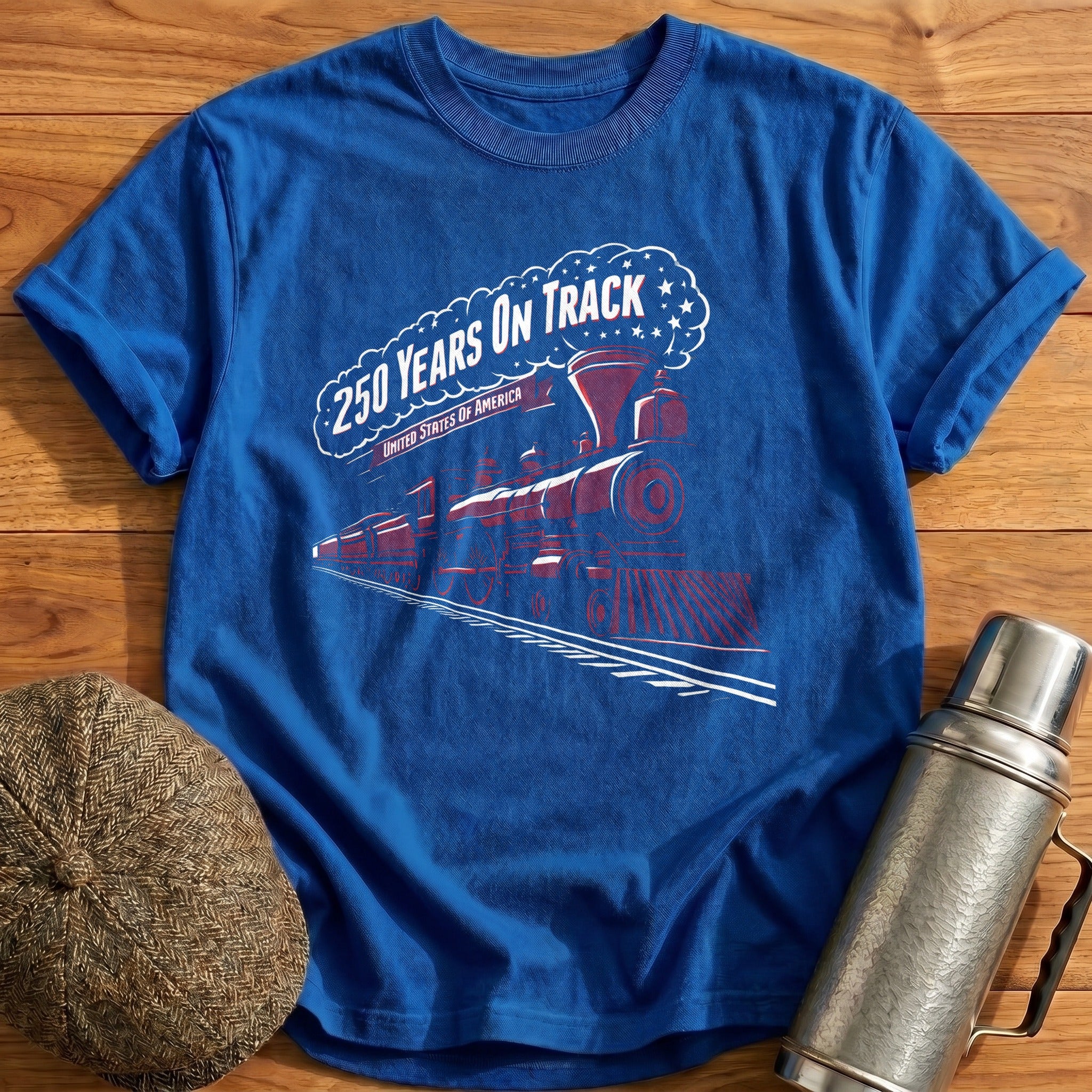 Years On Track Clean T-Shirt - Royal