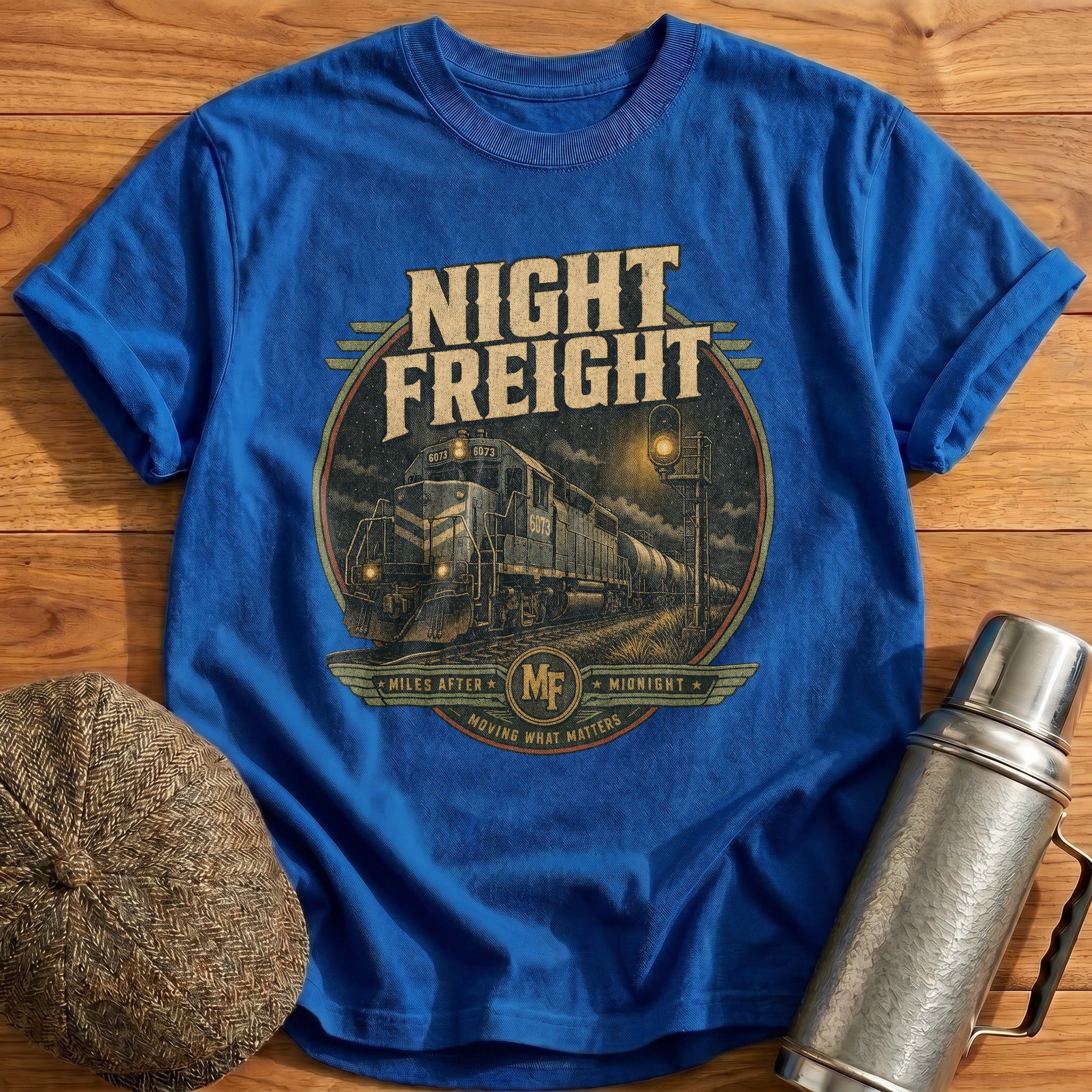 Night Freight T-Shirt - Royal