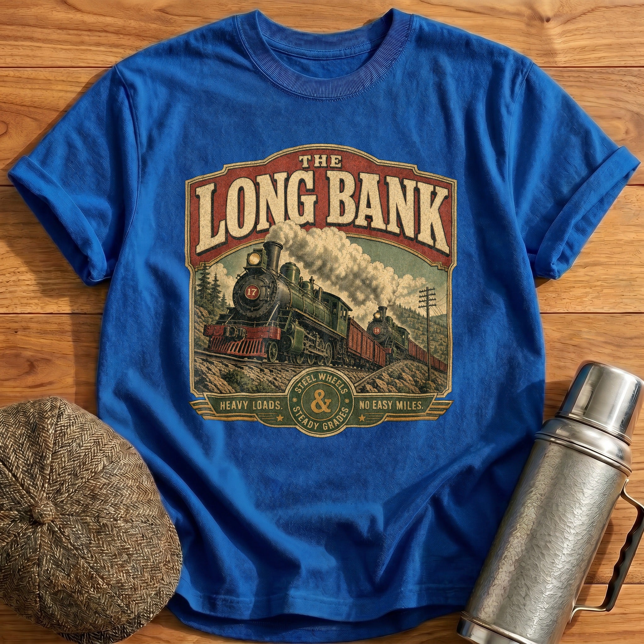 The Long Bank T-Shirt - Royal