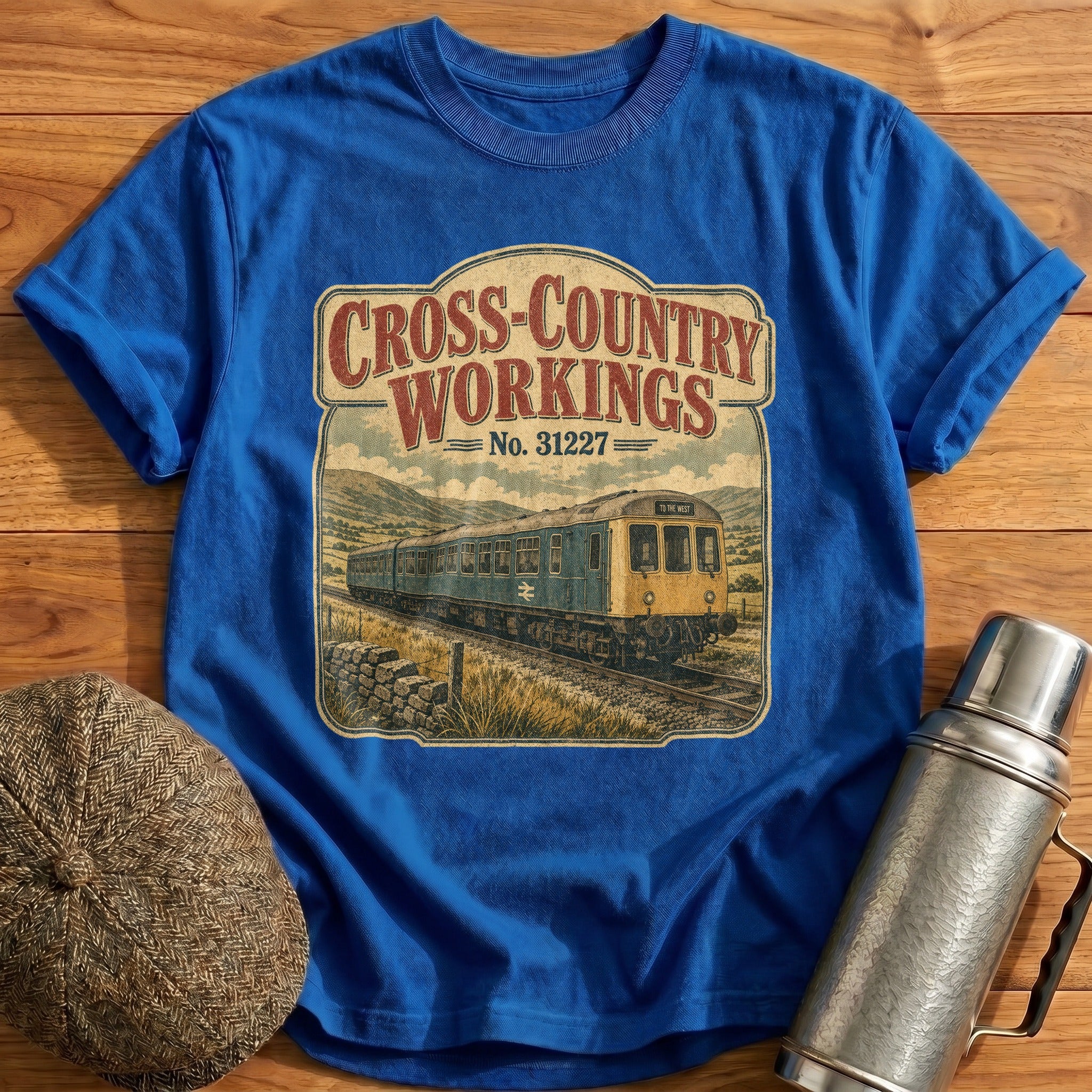 Cross-country Workings T-Shirt - Royal