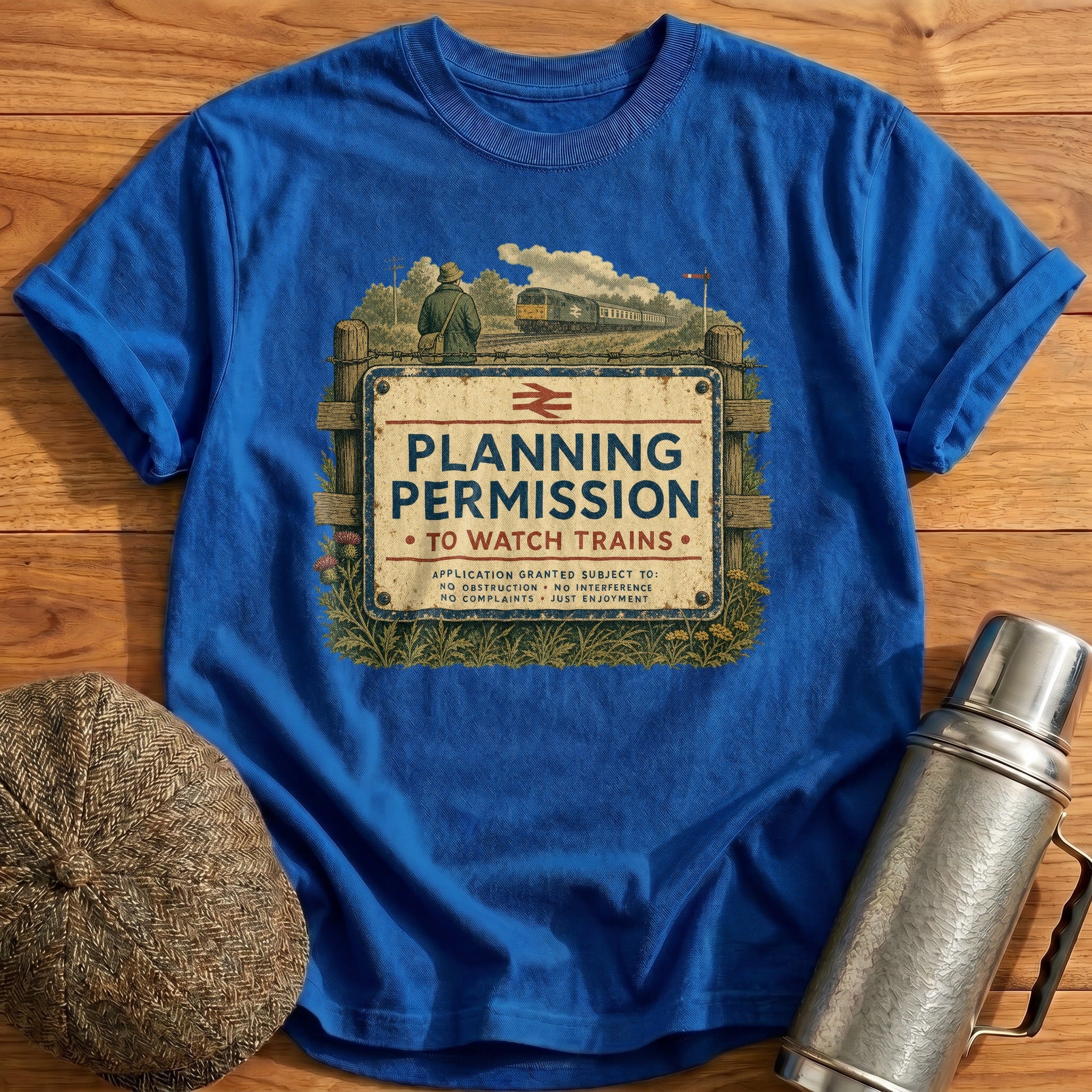 Planning Permission T-Shirt - Royal
