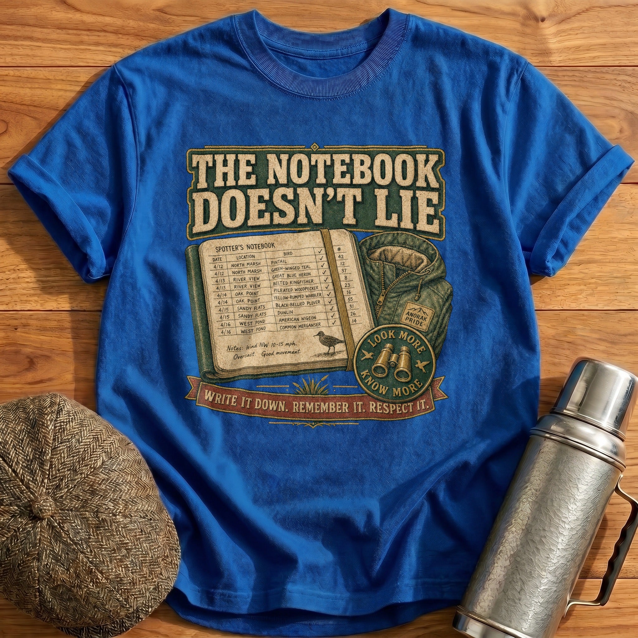 The Notebook Doesn't Lie T-Shirt - Royal