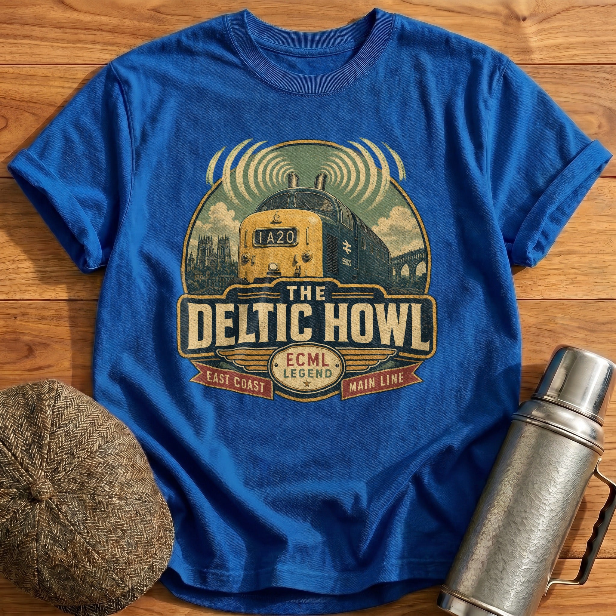 The Deltic Howl T-Shirt - Royal