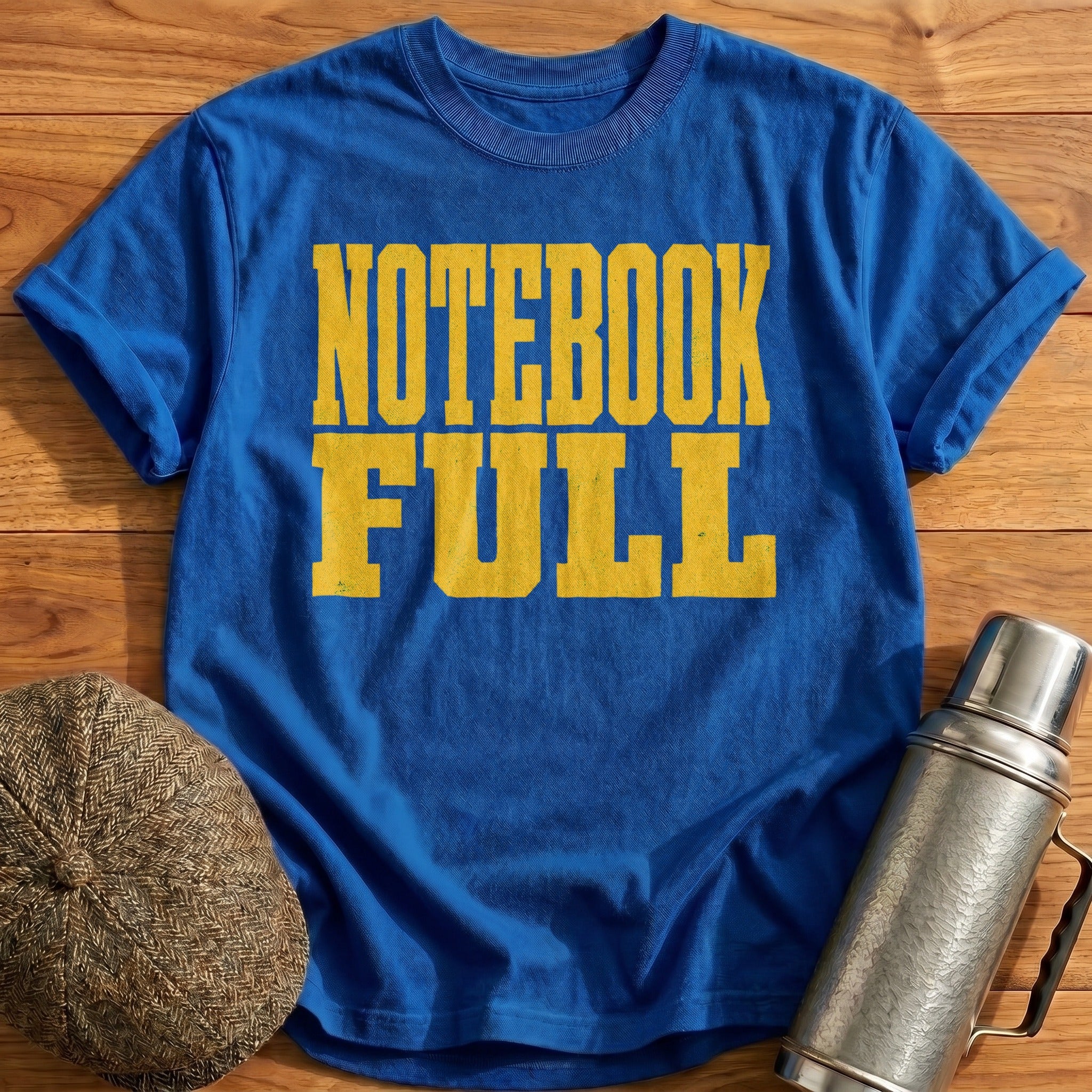 Notebook Full T-Shirt - Royal