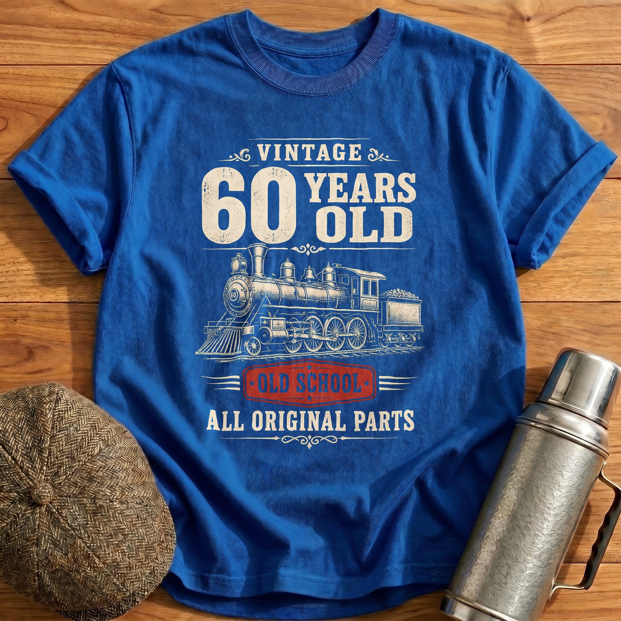 60 Original Parts T-Shirt - Royal