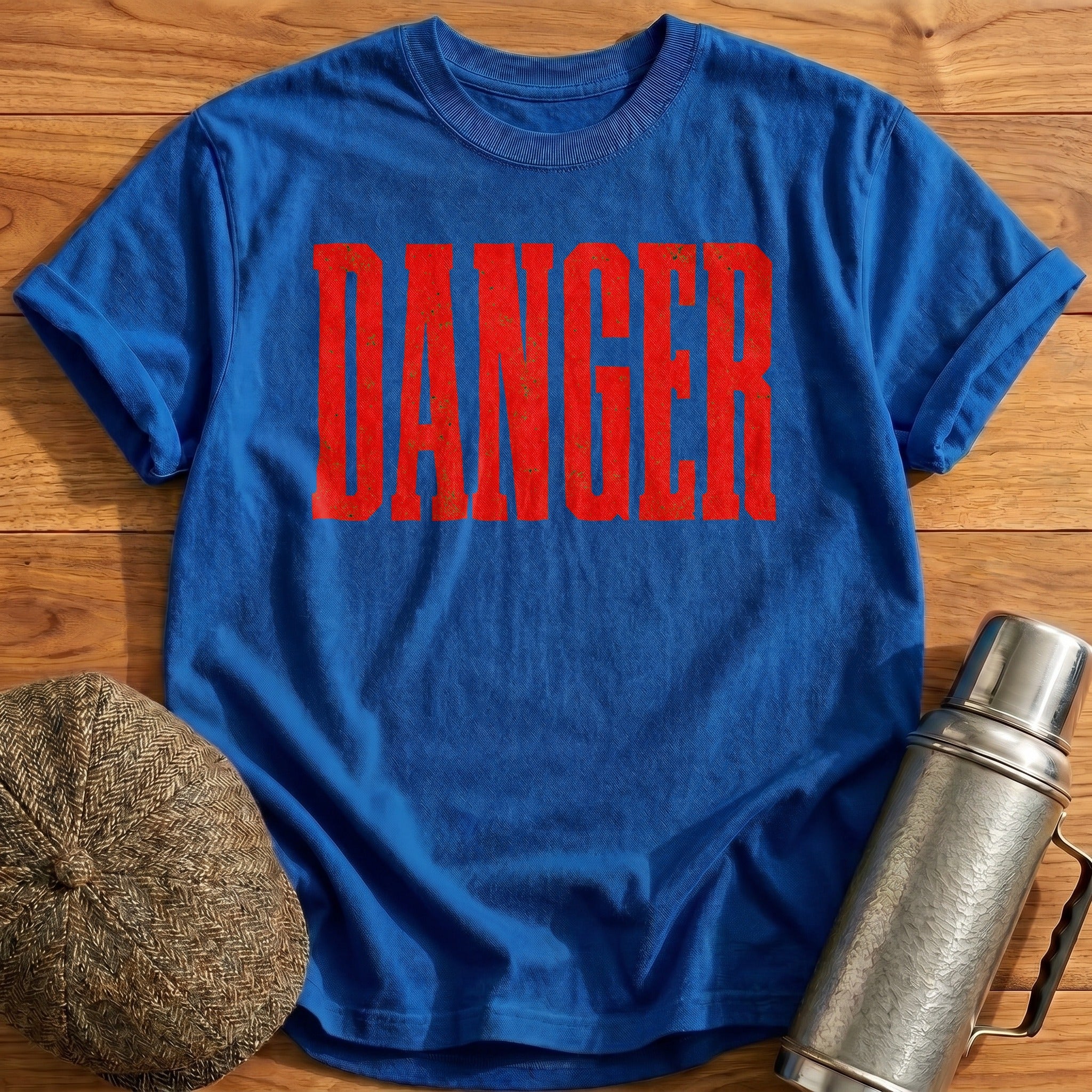 Danger T-Shirt - Royal