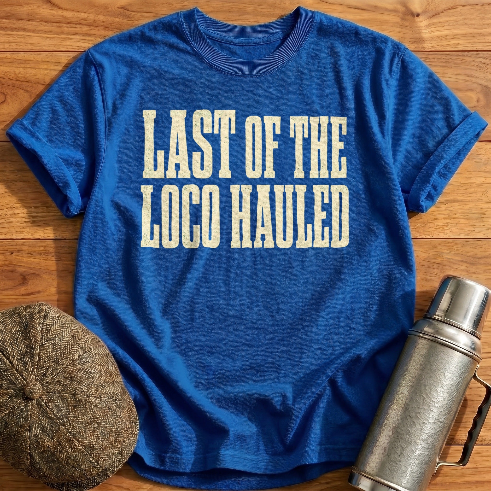 Last of the Loco Hauled T-Shirt - Royal