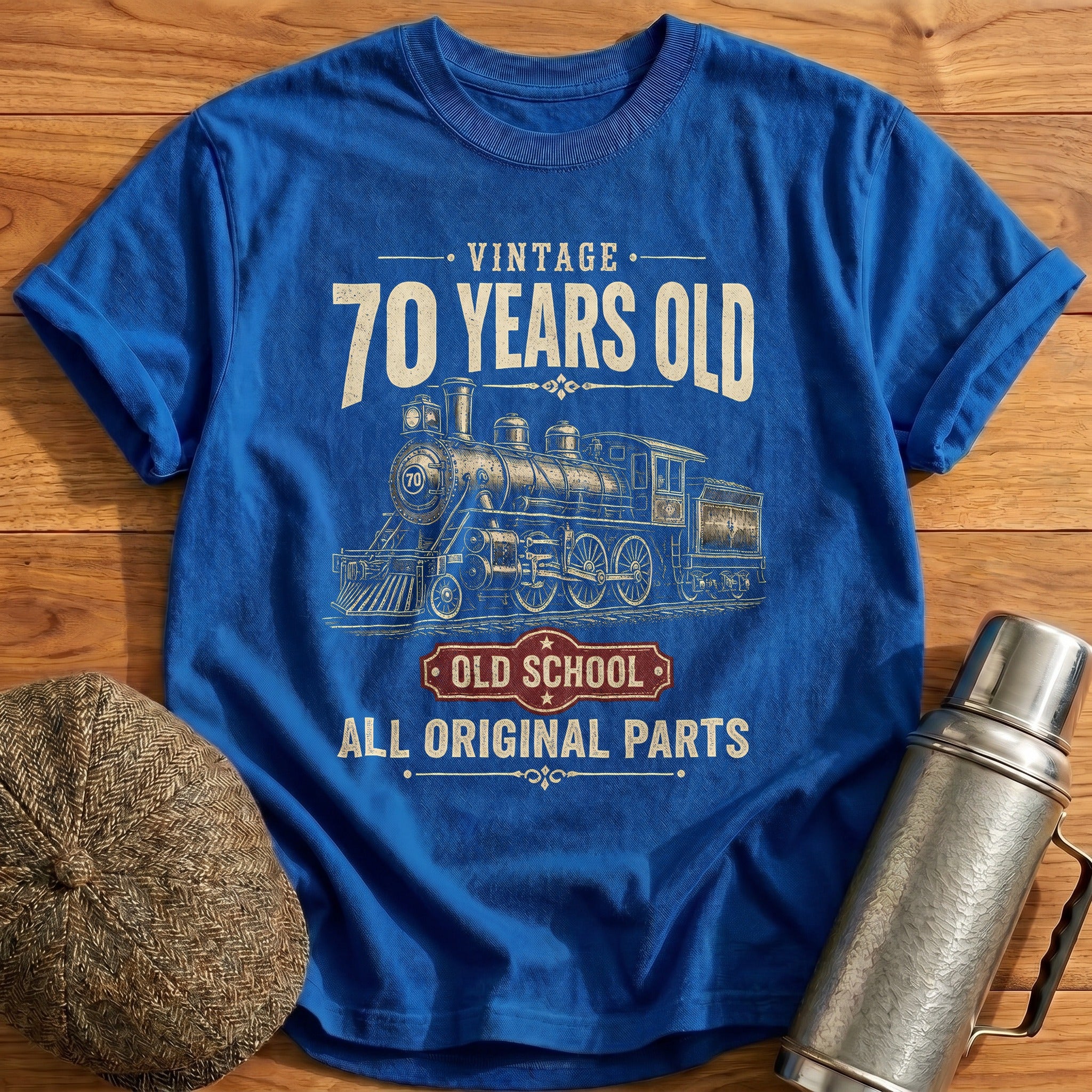 70 Original Parts T-Shirt - Royal