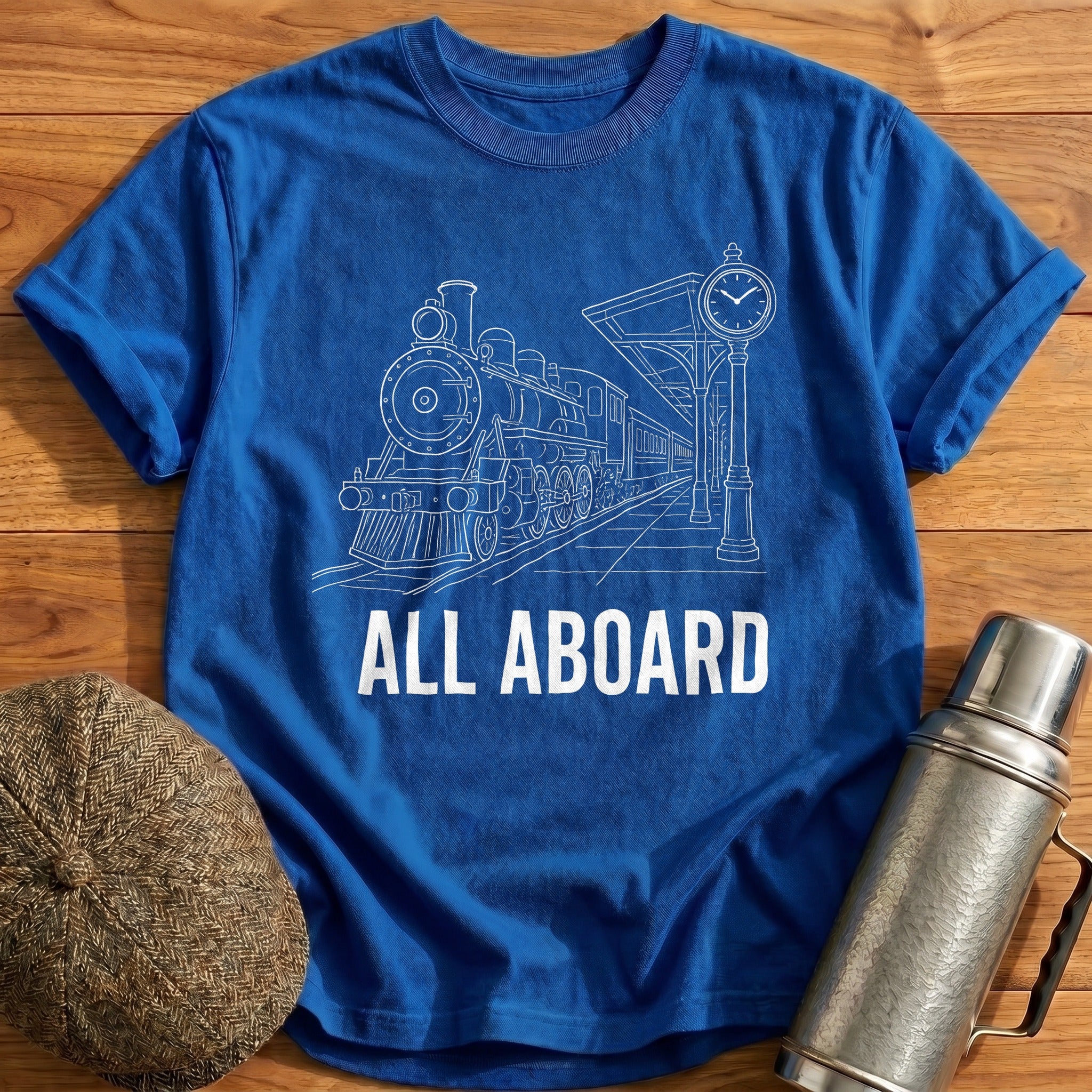 All Aboard 34 T-Shirt - Royal