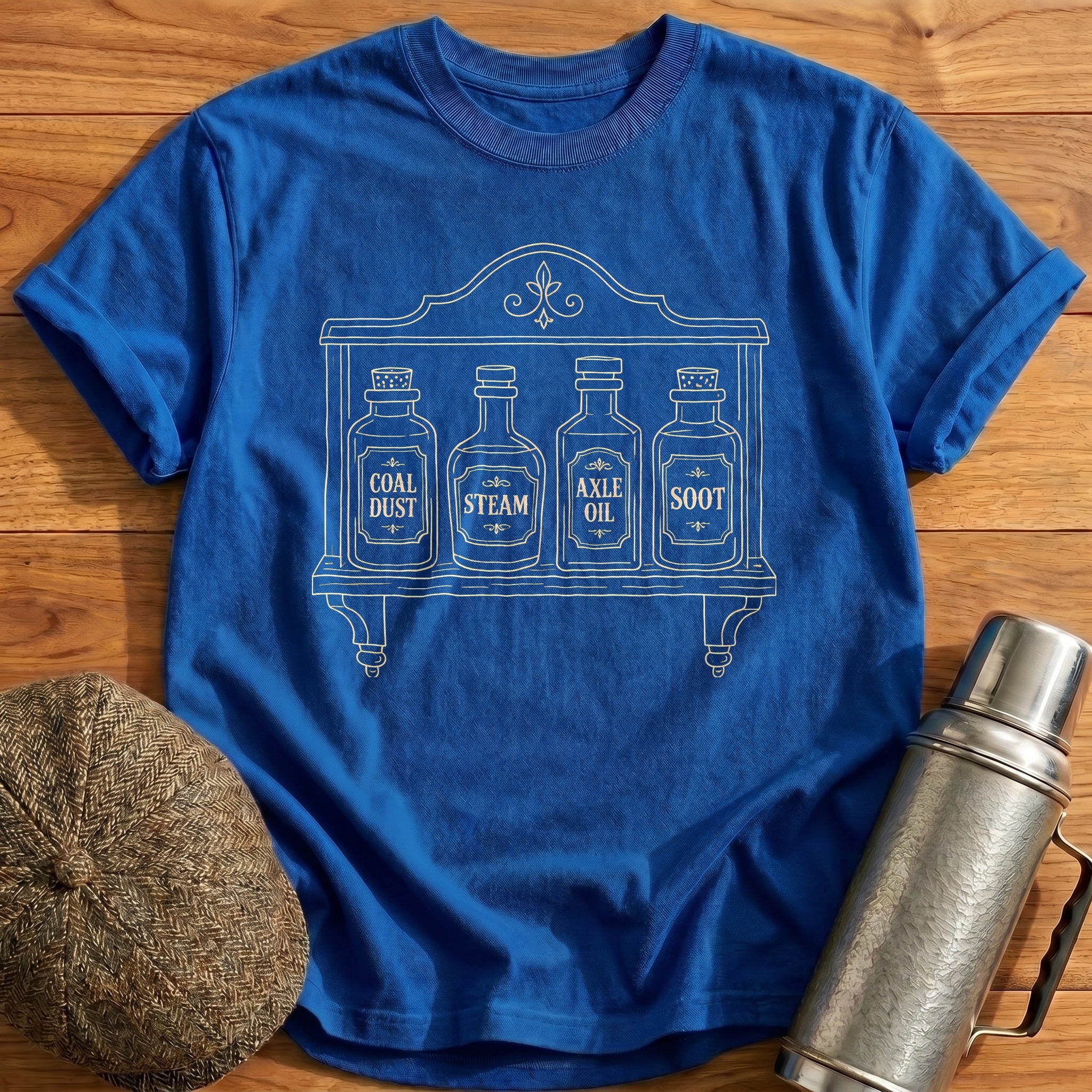 Apothecary Rail Bottles 14 - Royal