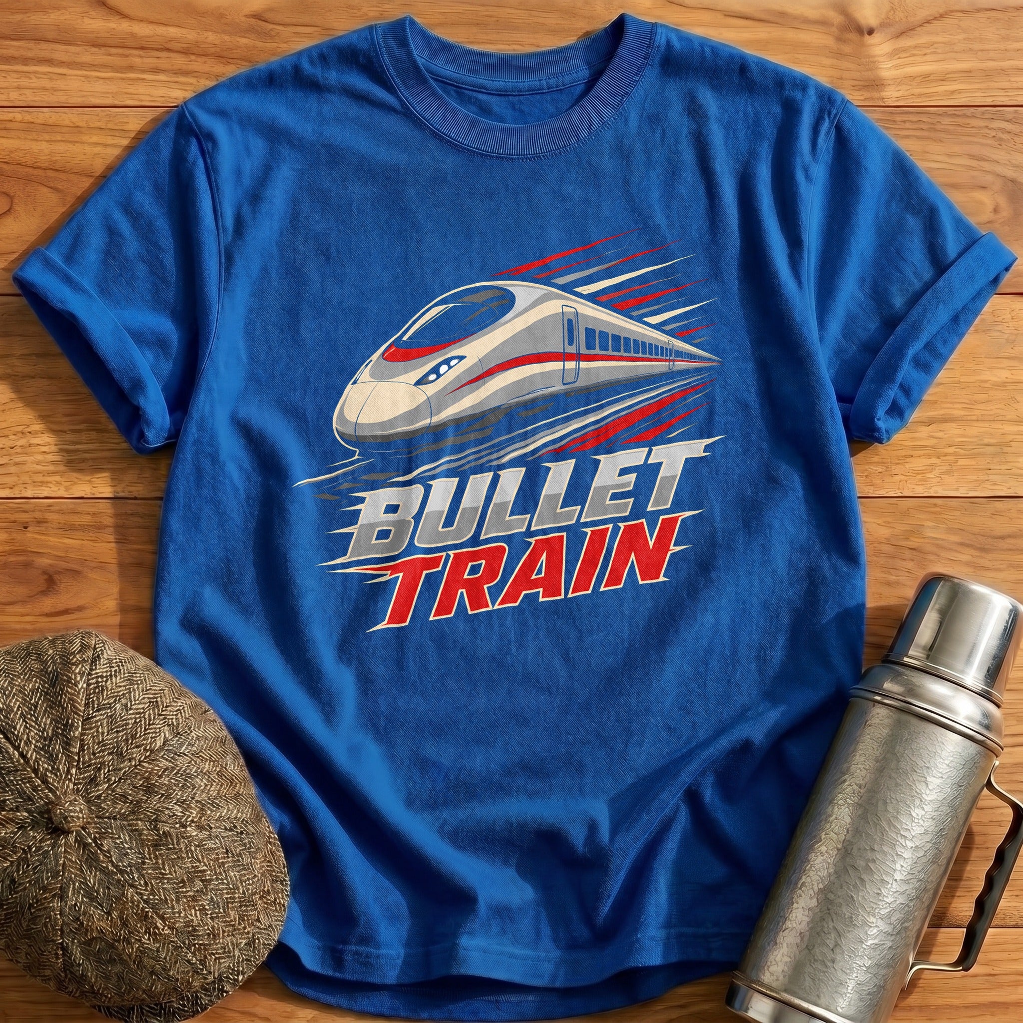 Bullet Train 99 T-Shirt - Royal