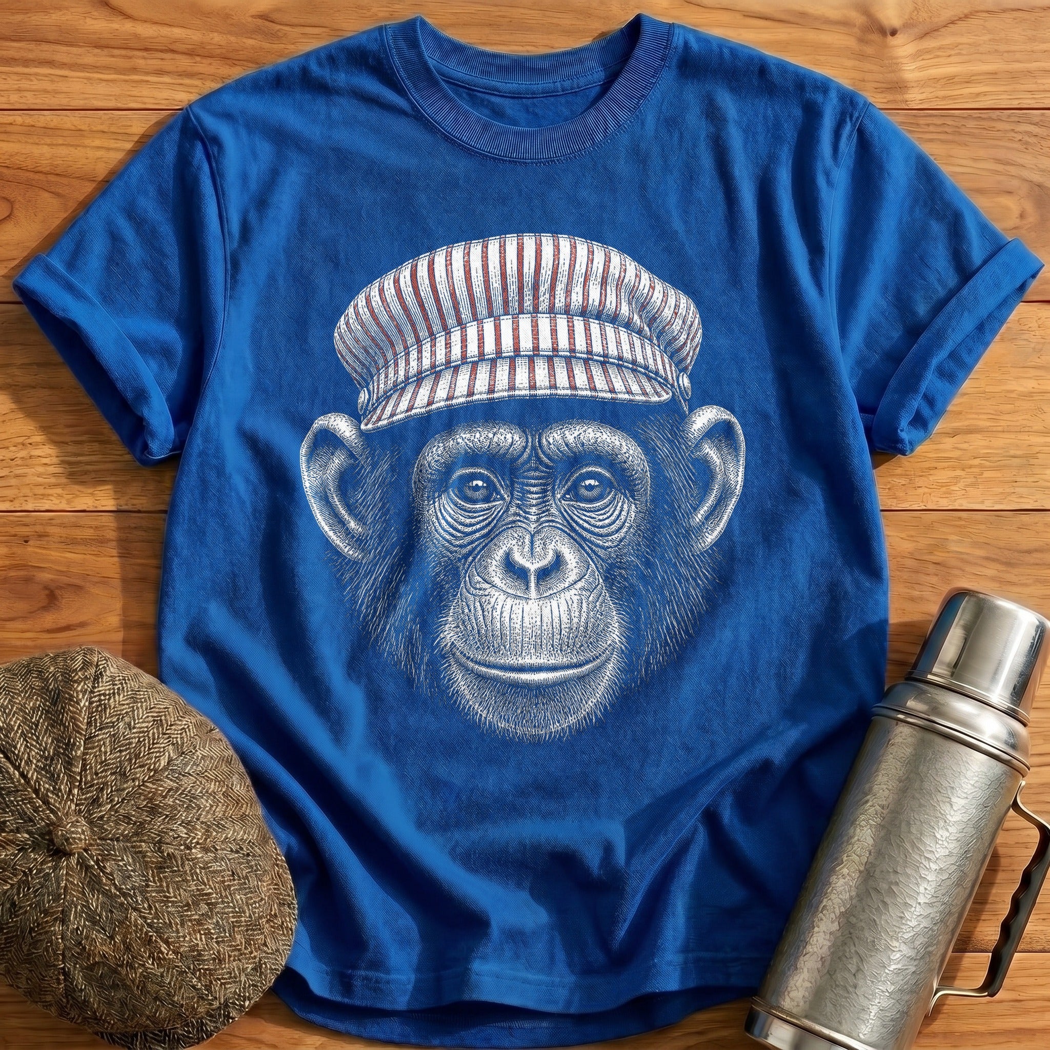 Chimp Engineer Muted Red T-Shirt - Royal