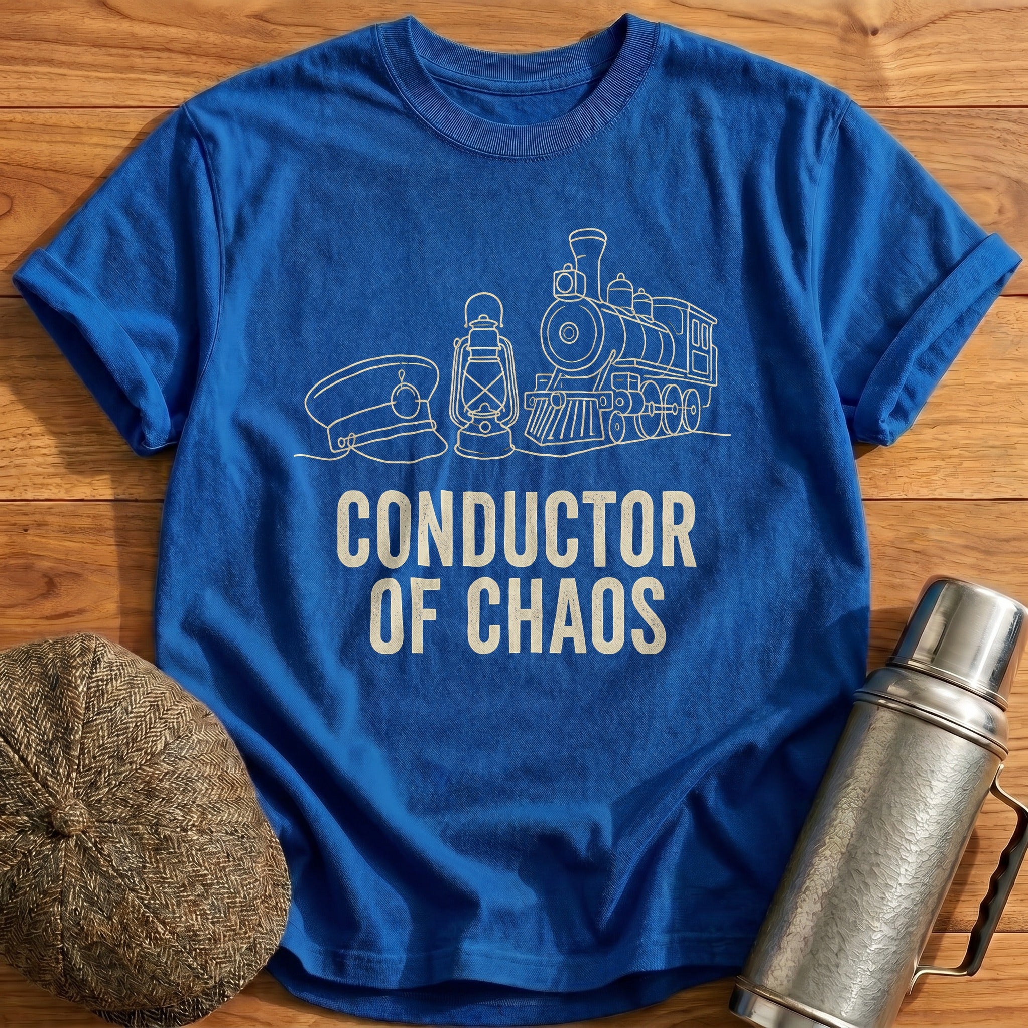 Conductor Of Chaos 52 T-Shirt - Royal