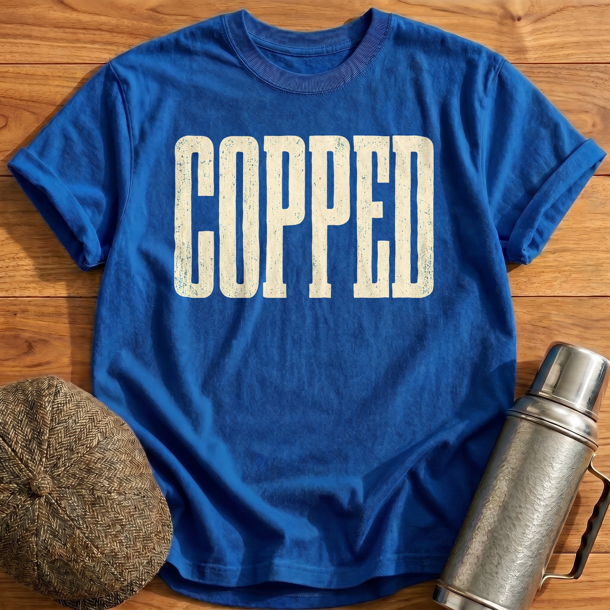 Copped & Logged T-Shirt - Royal