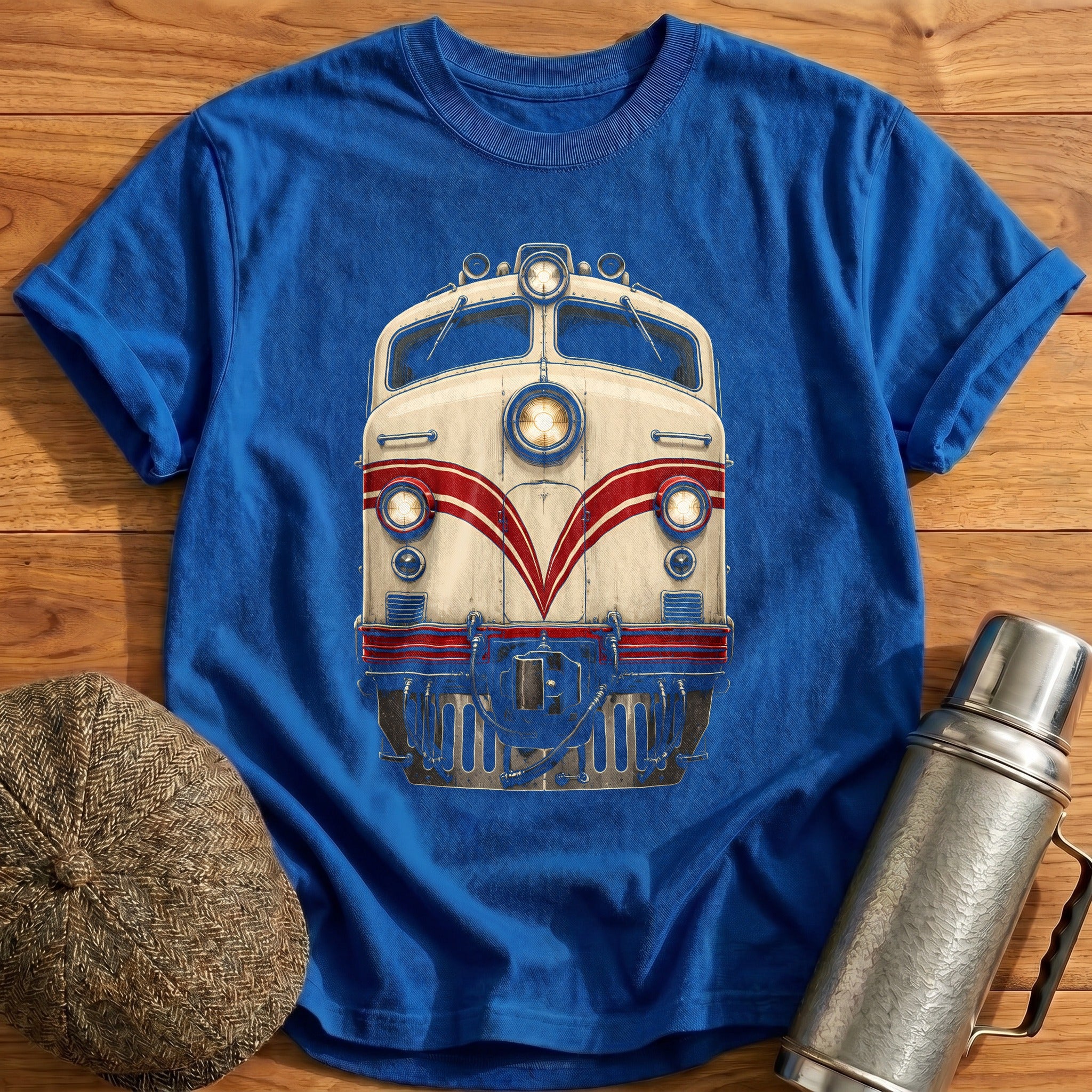 Cream & Crimson T-Shirt - Royal