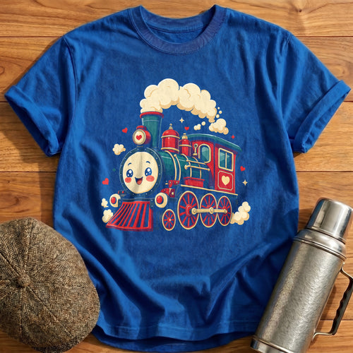 Cute Train Locomotive Kids - Royal