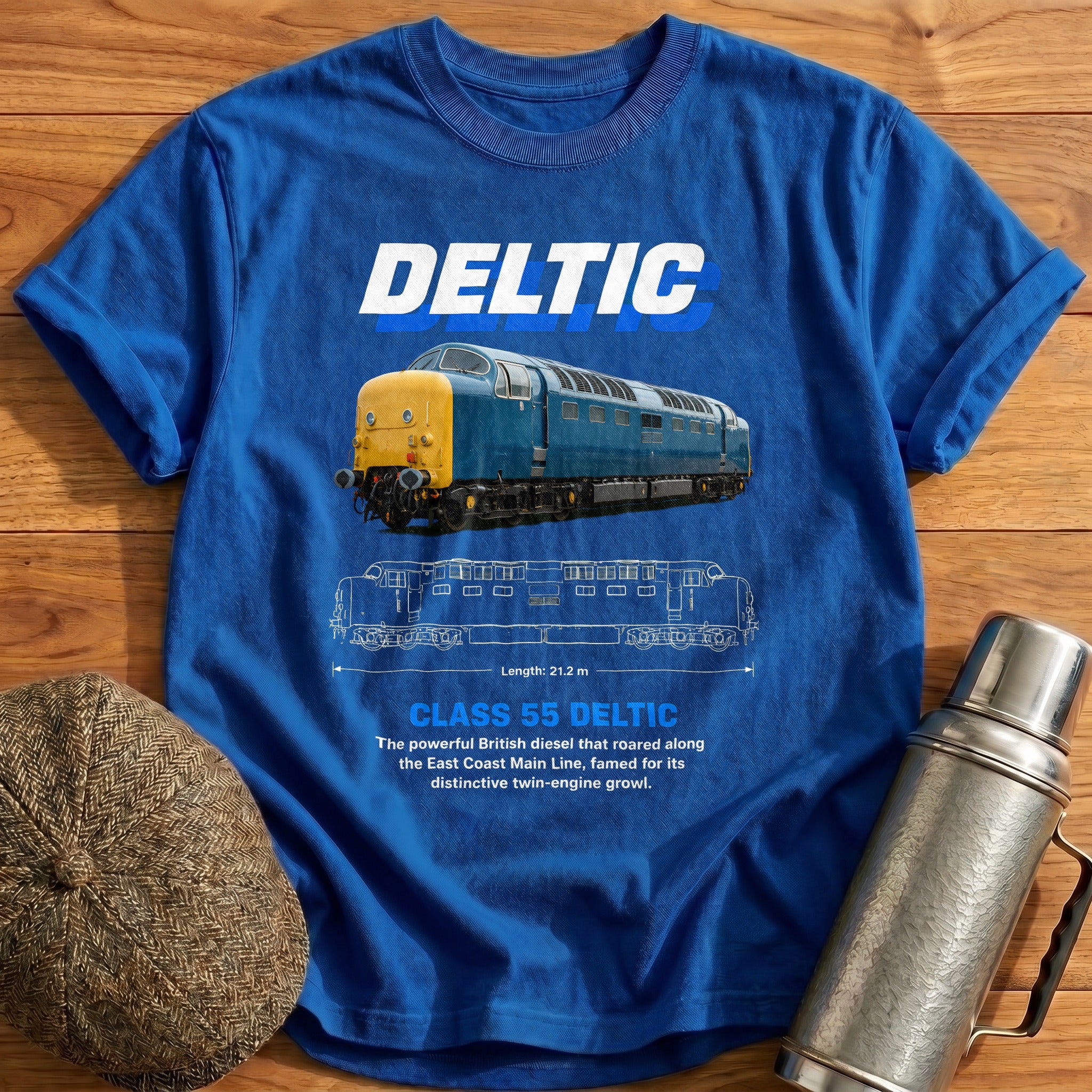 Deltic 91 T-Shirt - Royal