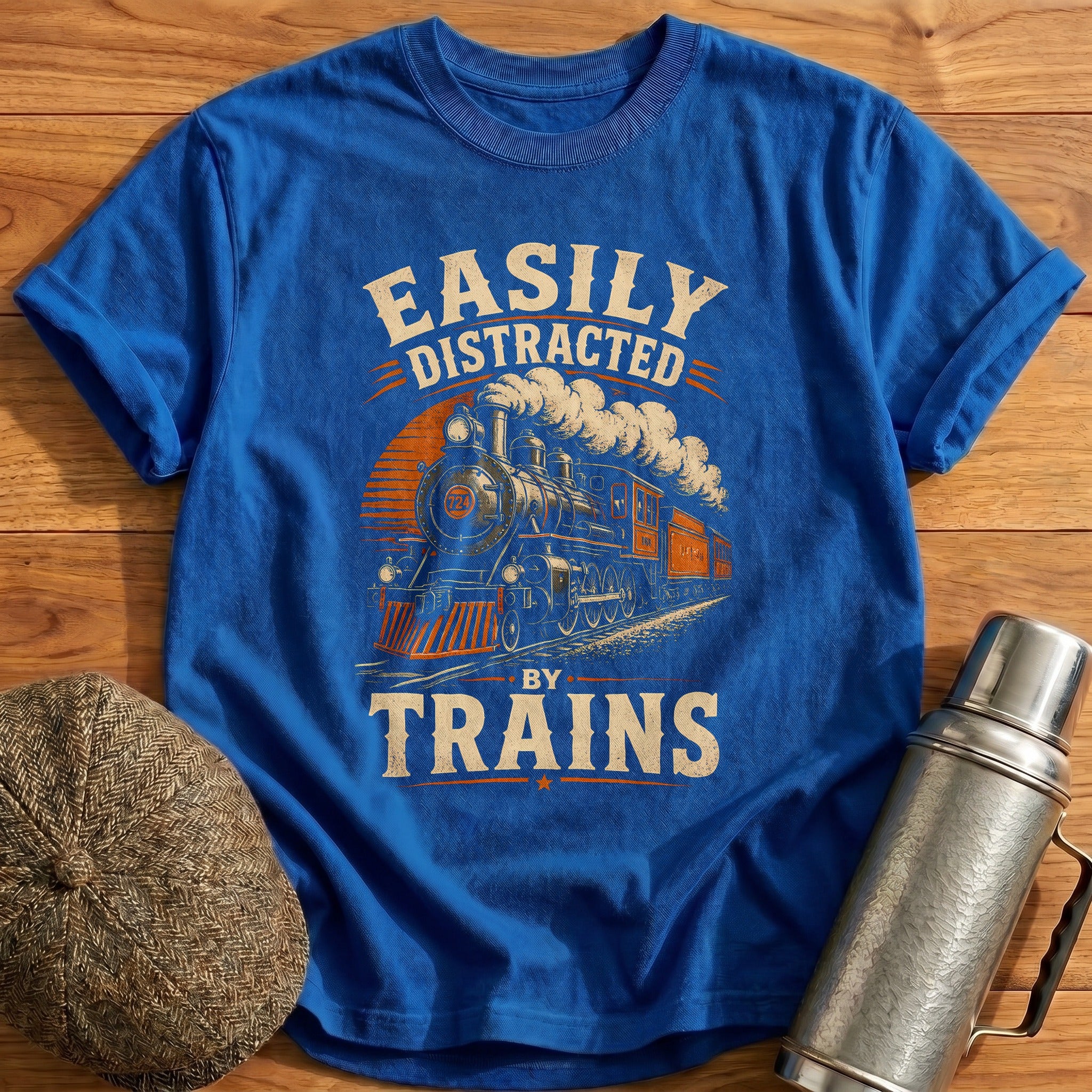Easily Distracted T-Shirt - Royal