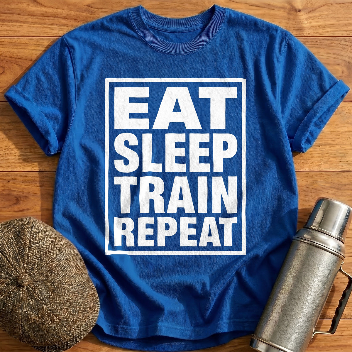 Eat Sleep Train Repeat 41 T-Shirt - Royal