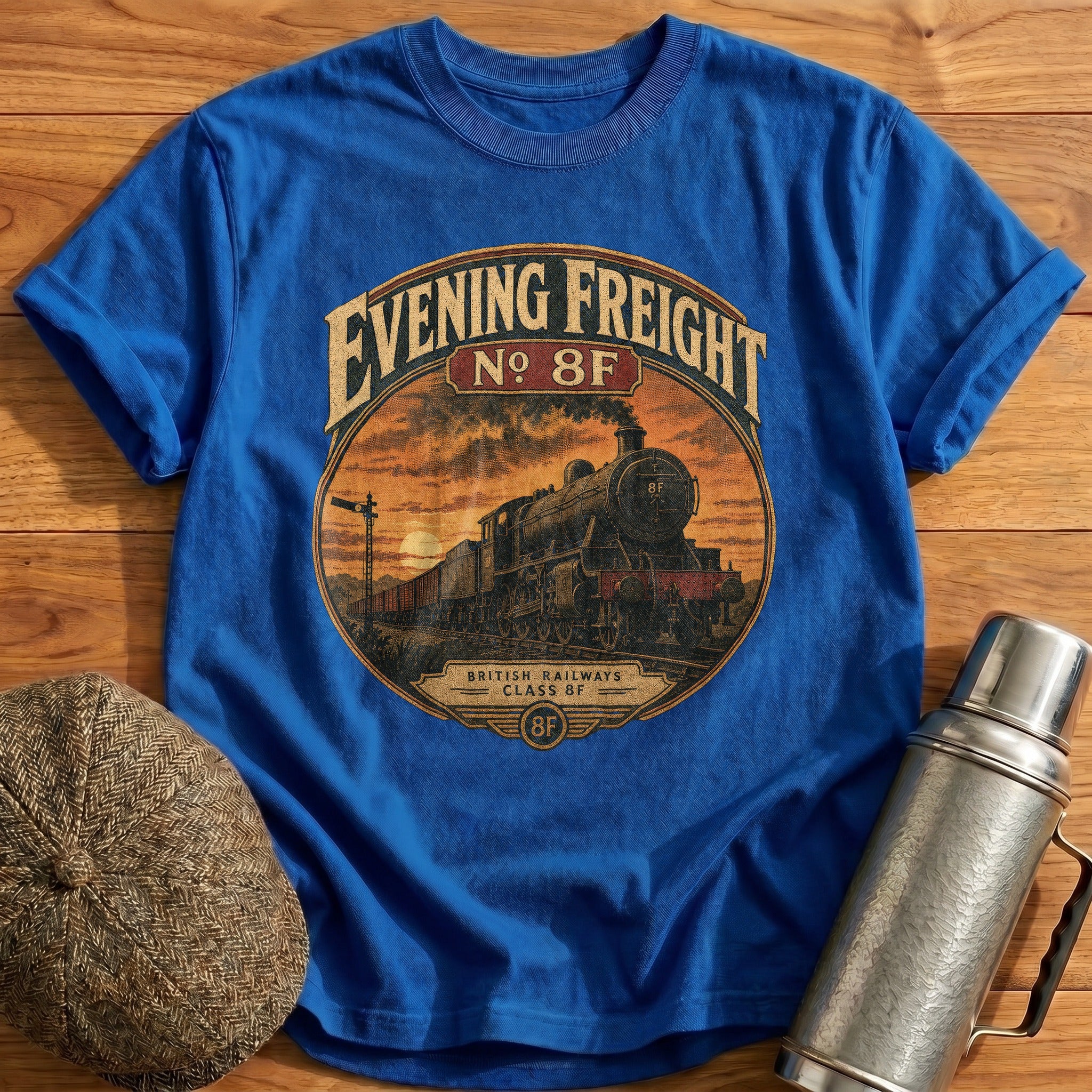 Evening Freight T-Shirt - Royal