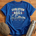 Evolution of the Rails T-Shirt - Royal