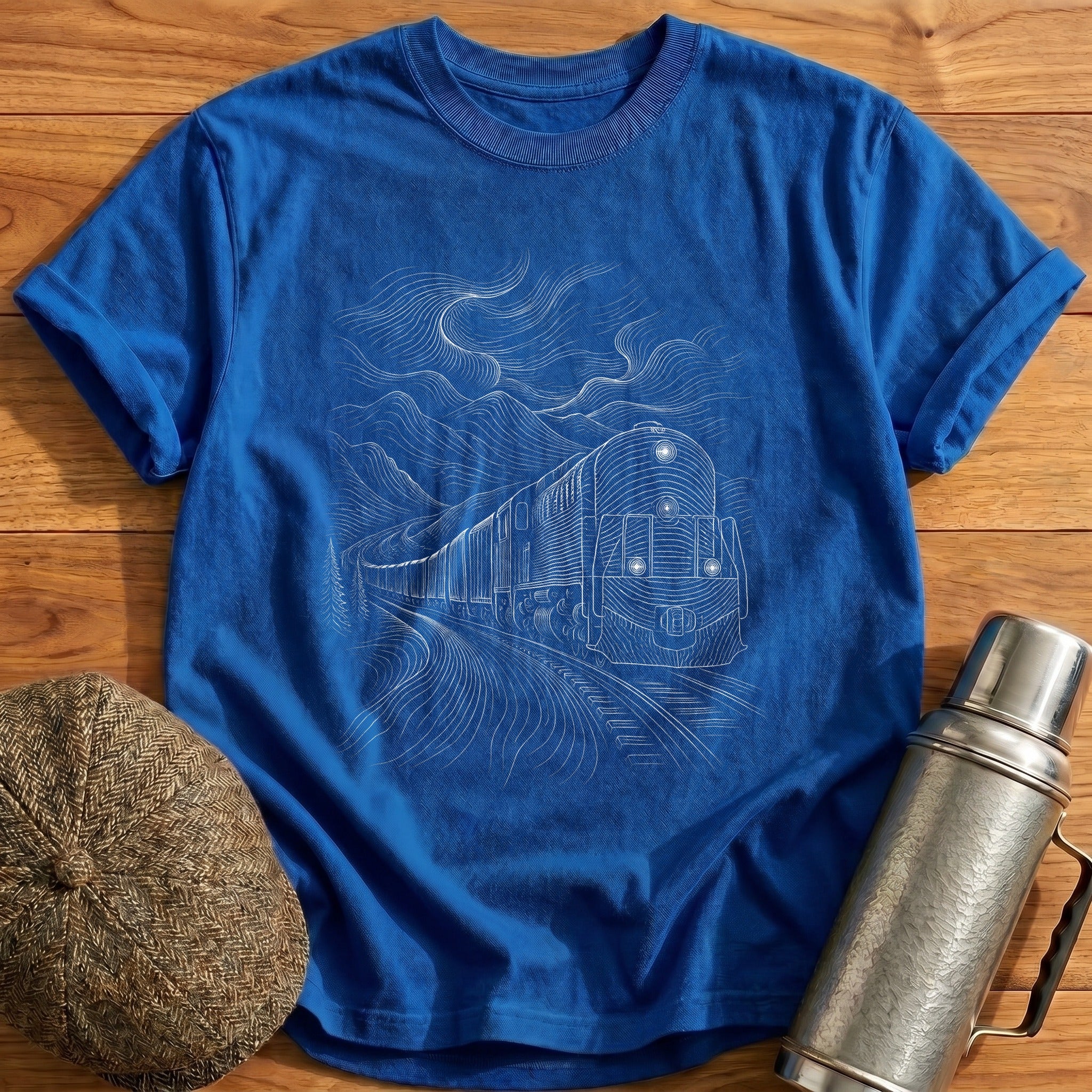 Freight Train 22 T-Shirt - Royal