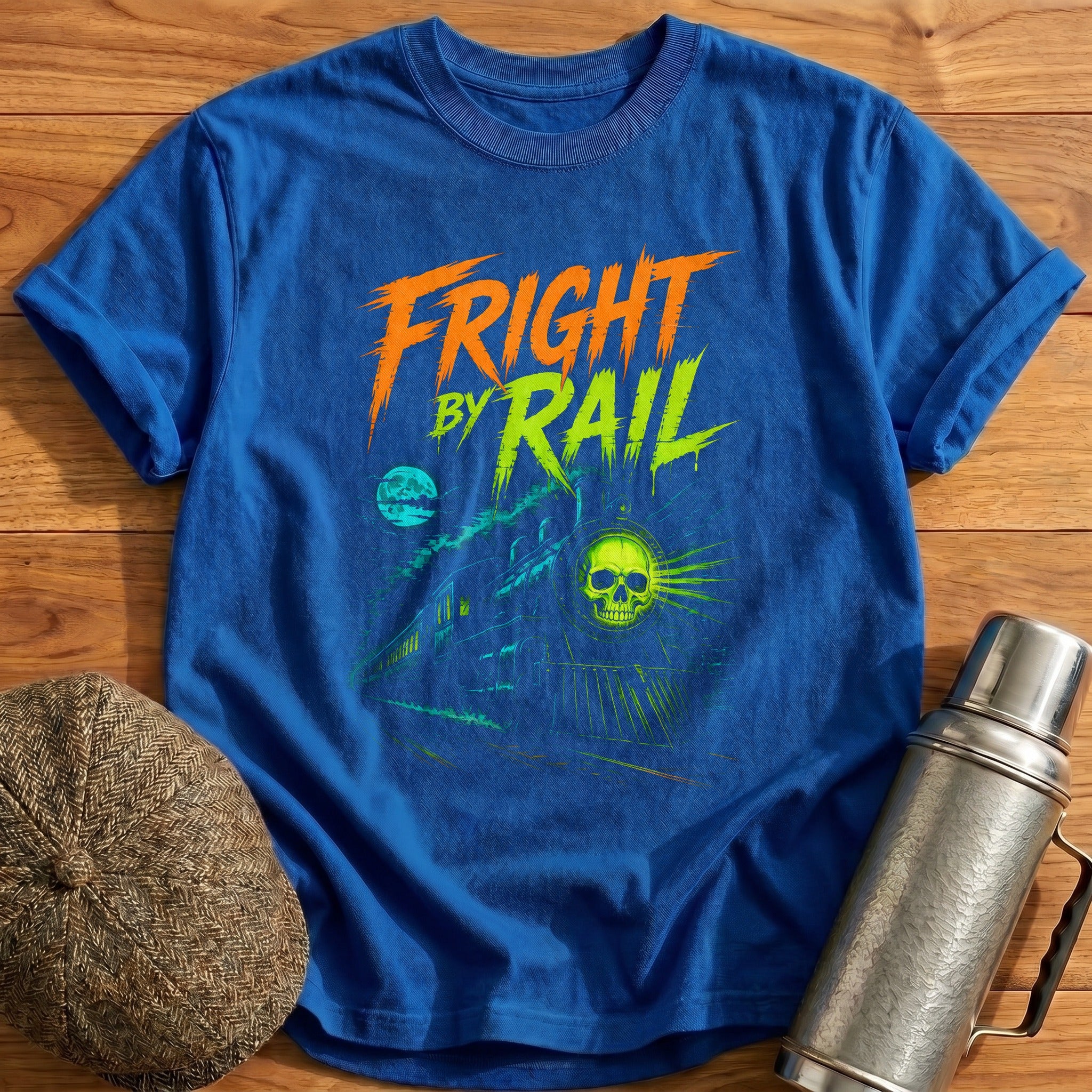 Fright By Rail T-Shirt - Royal