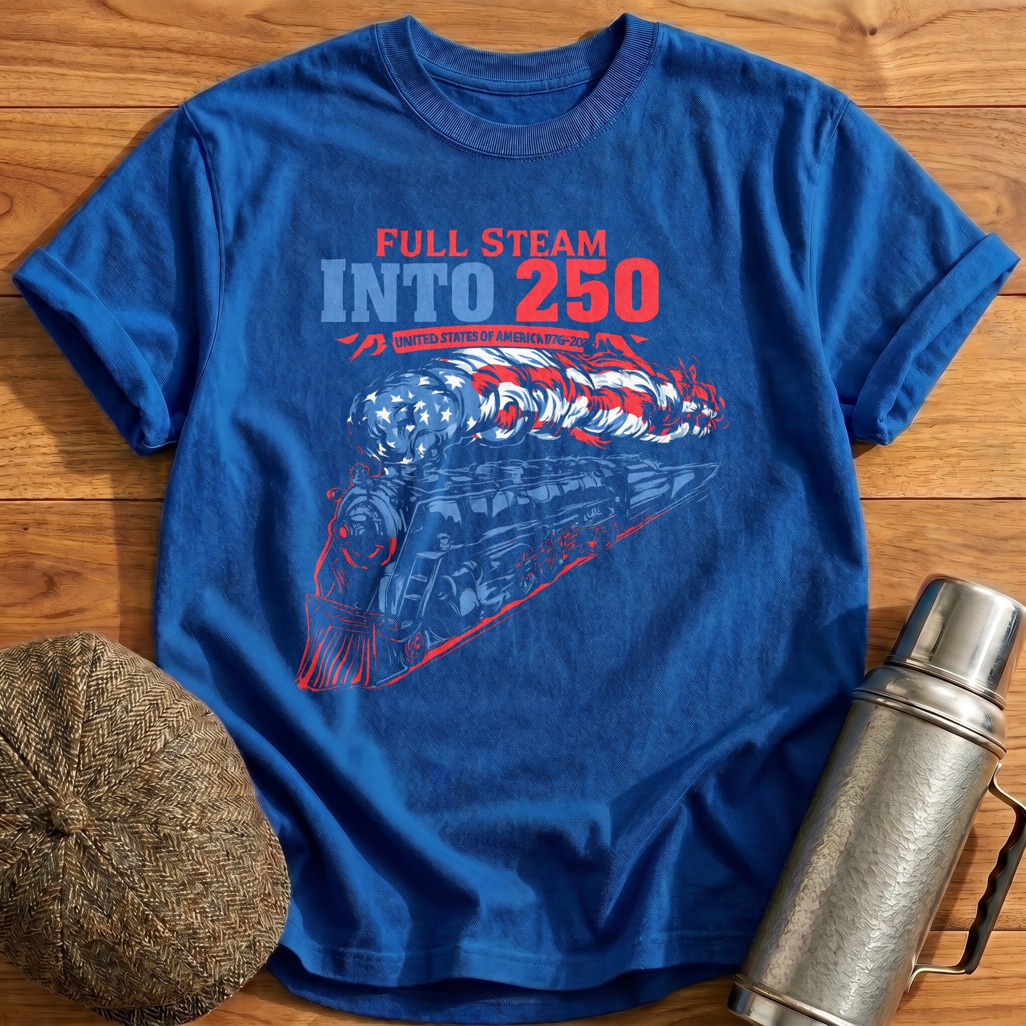 Full_Steam_Into_250_Dynamic T-Shirt - Royal