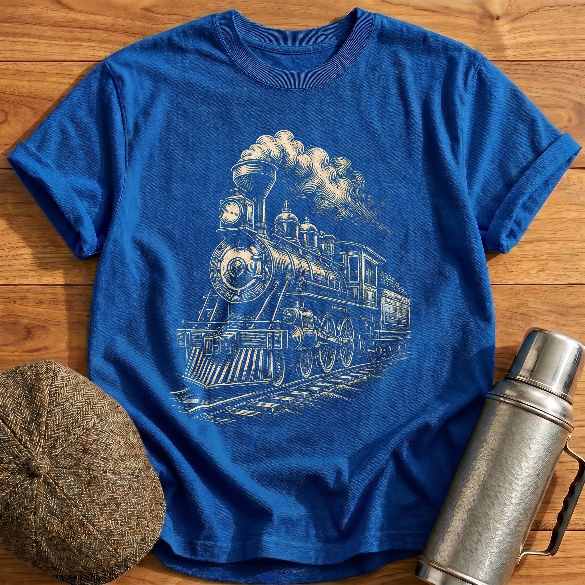 Golden Hour Steamer T-Shirt - Royal