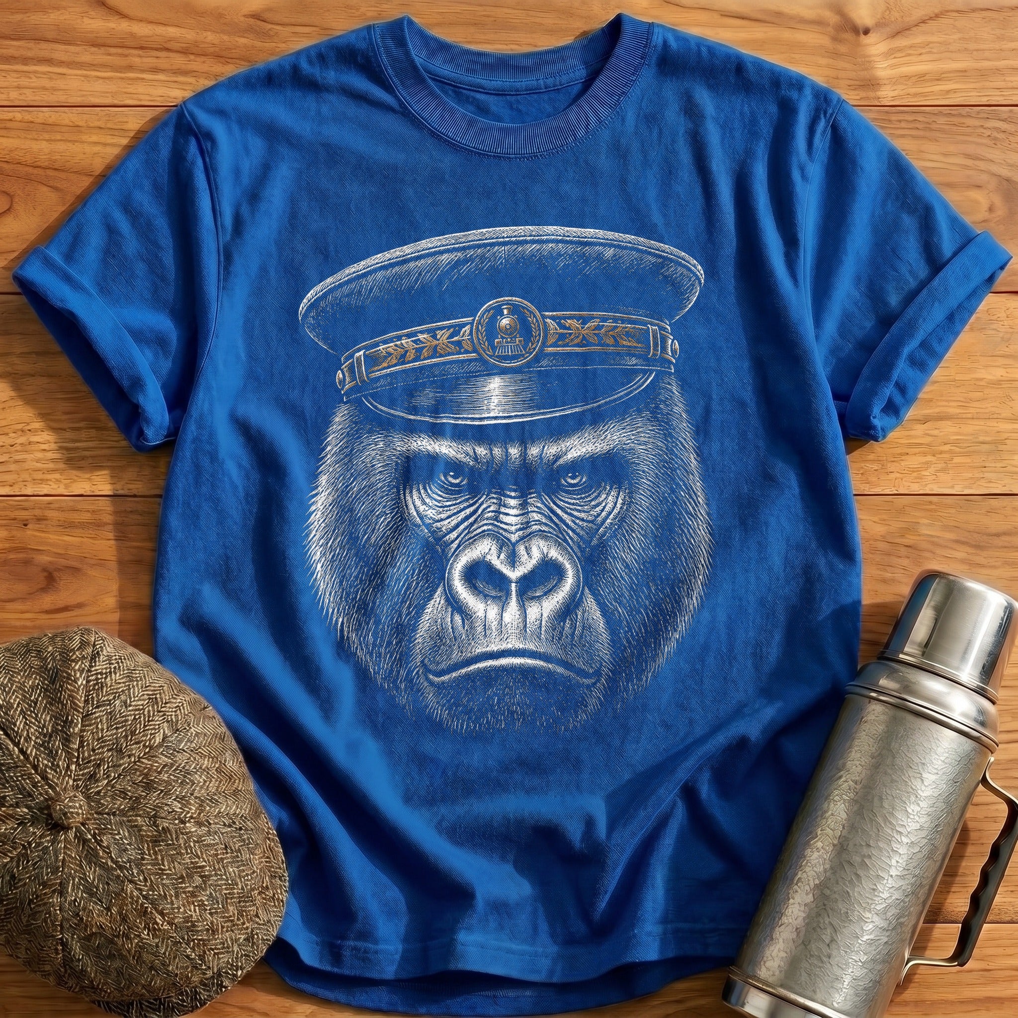 Gorilla Stationmaster Soft Bronze T-Shirt - Royal