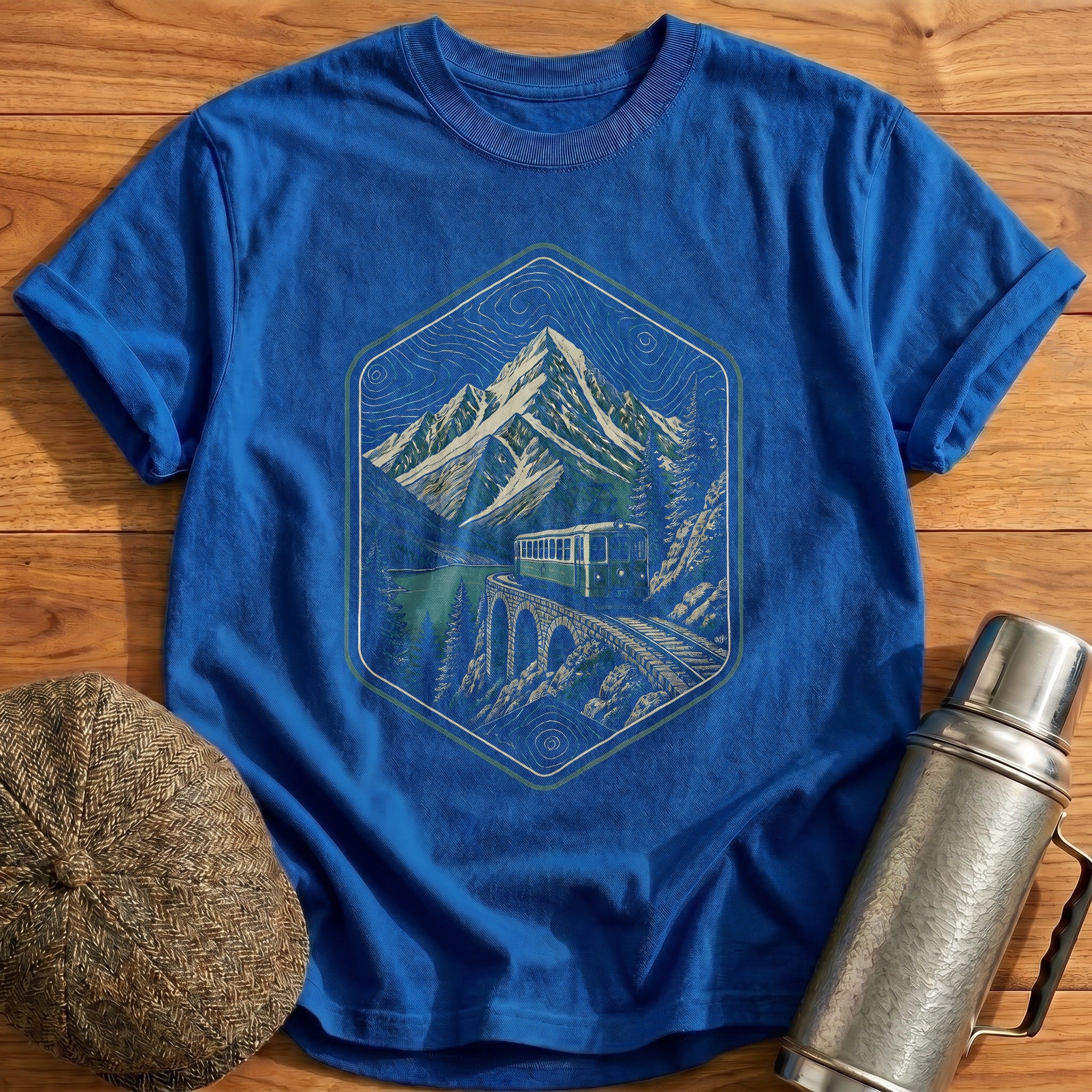 Gorpcore Railway 19 T-Shirt - Royal