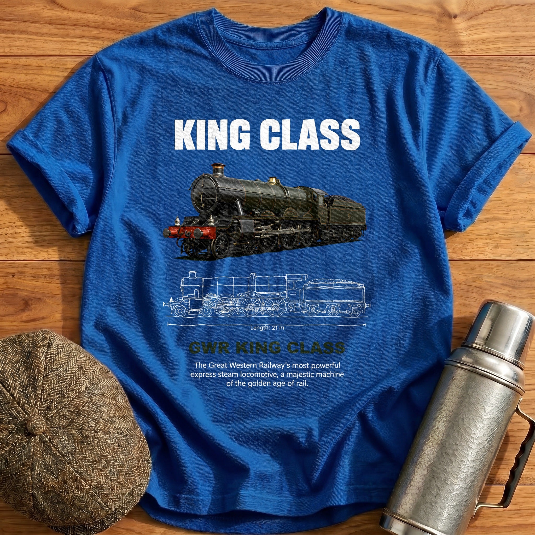 Gwr King 64 T-Shirt - Royal
