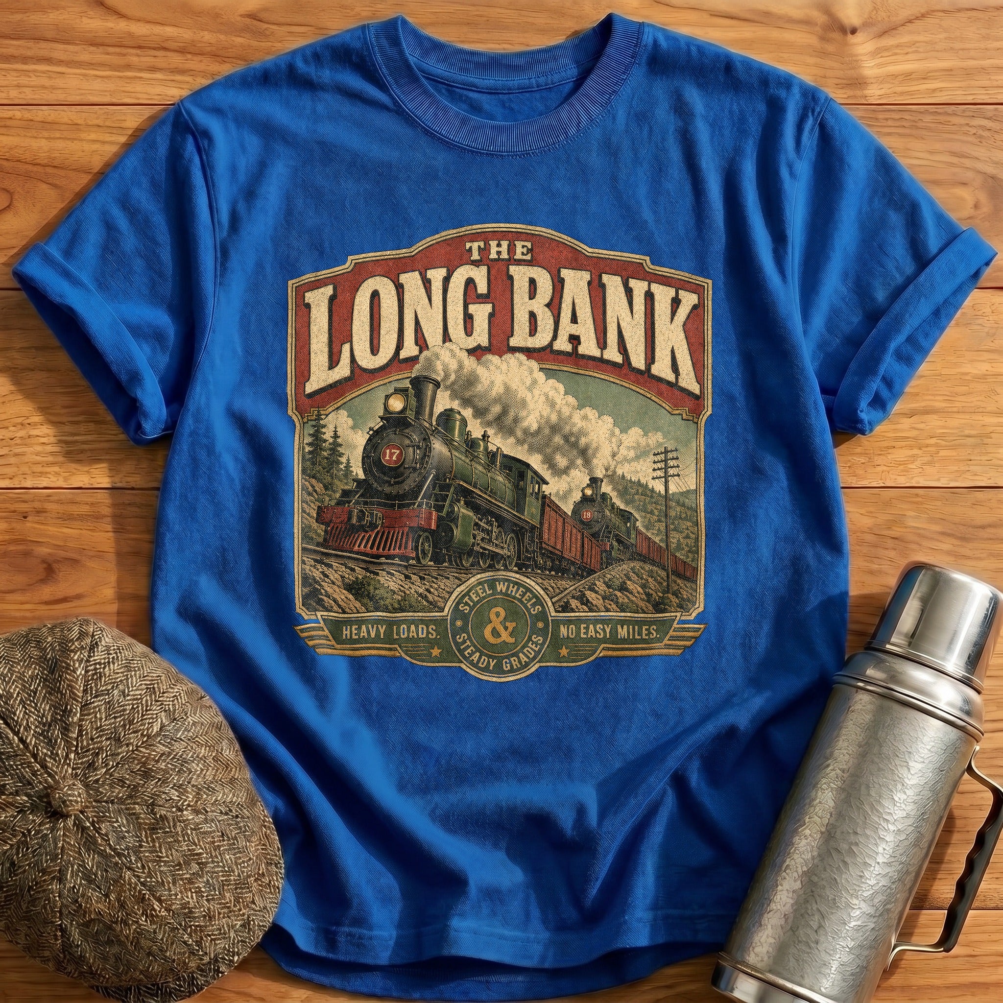 Heavy Loads, Steady Grades T-Shirt - Royal