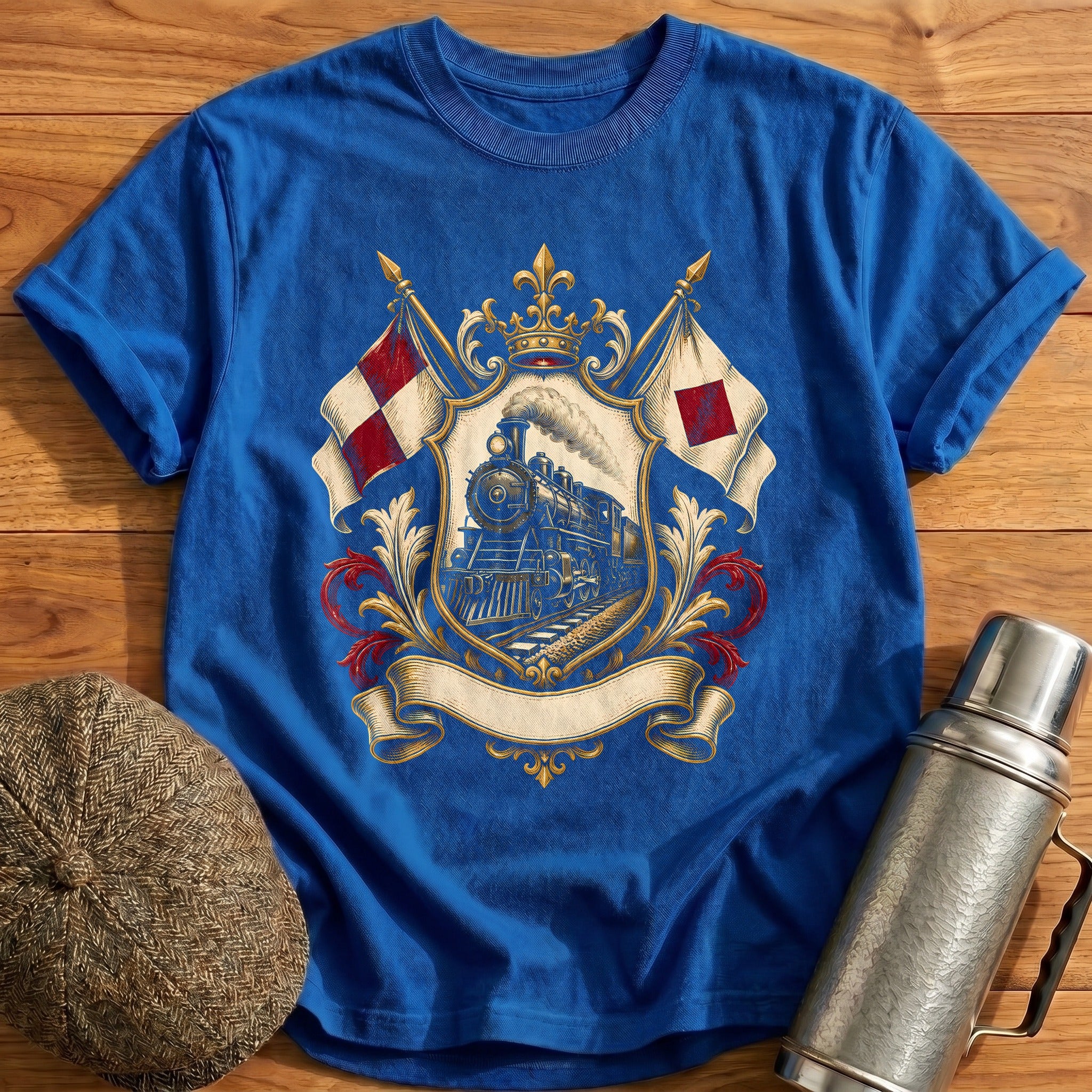 Heraldic Loco 81 T-Shirt - Royal