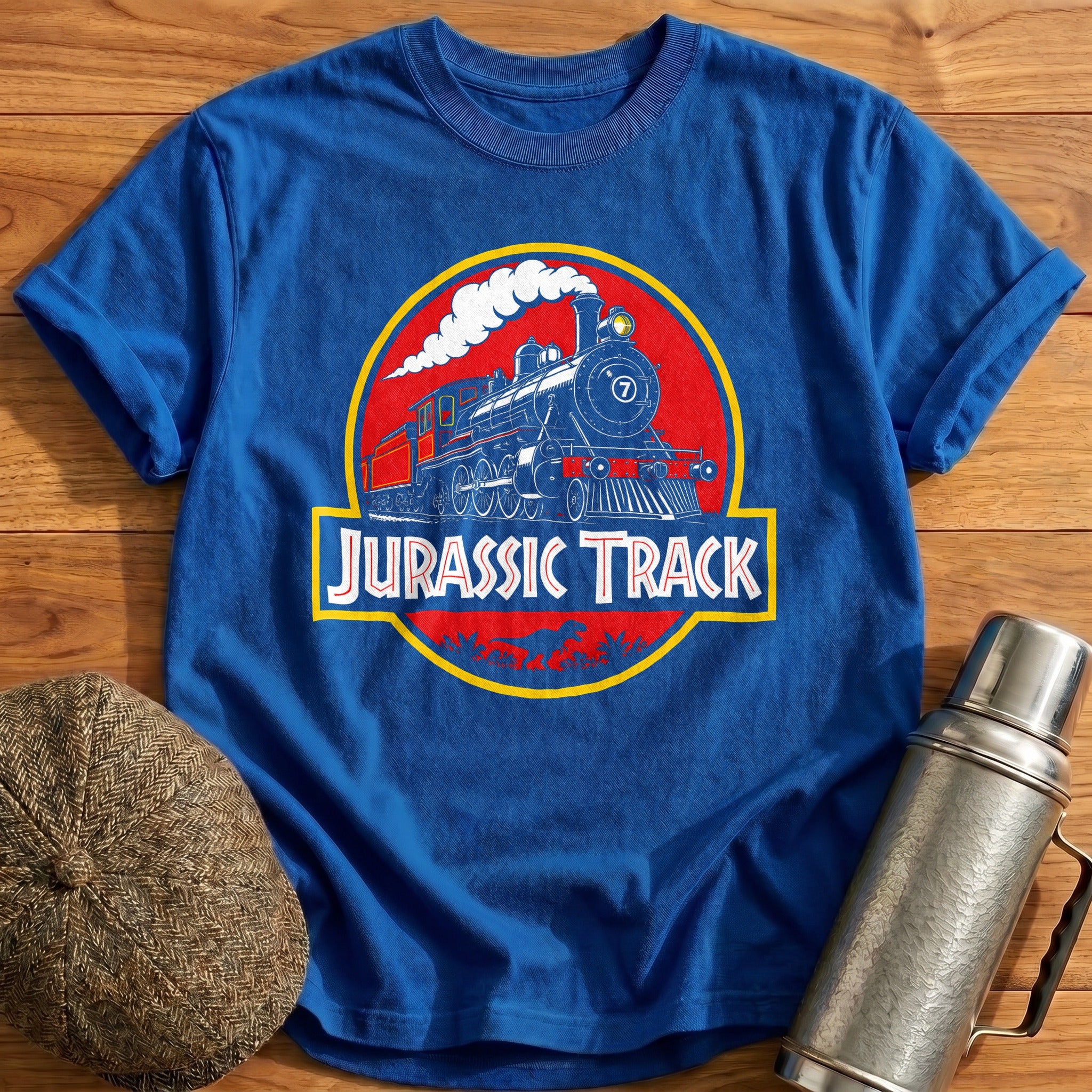 Jurassic Track 32 T-Shirt - Royal