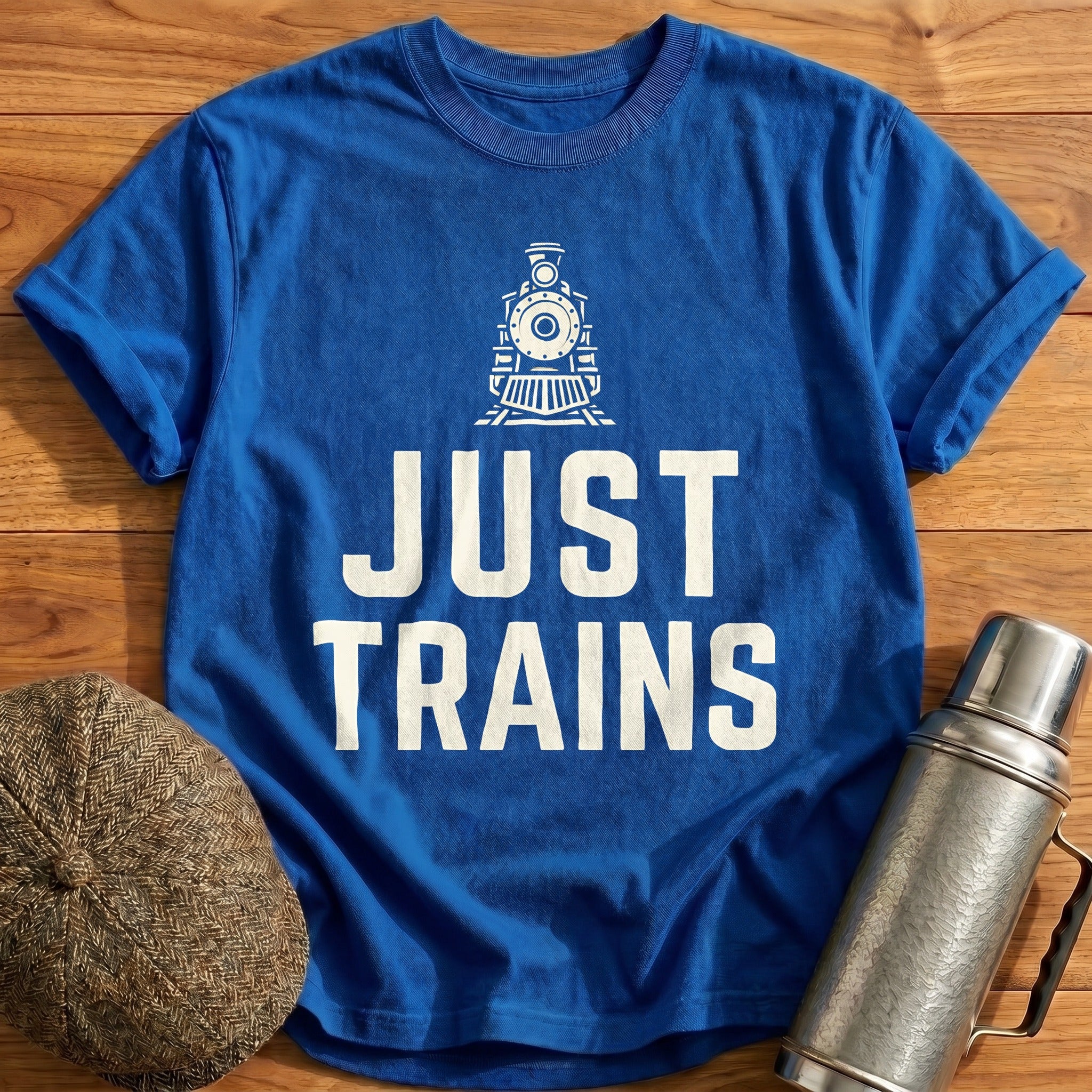 Just Trains T-Shirt - Royal