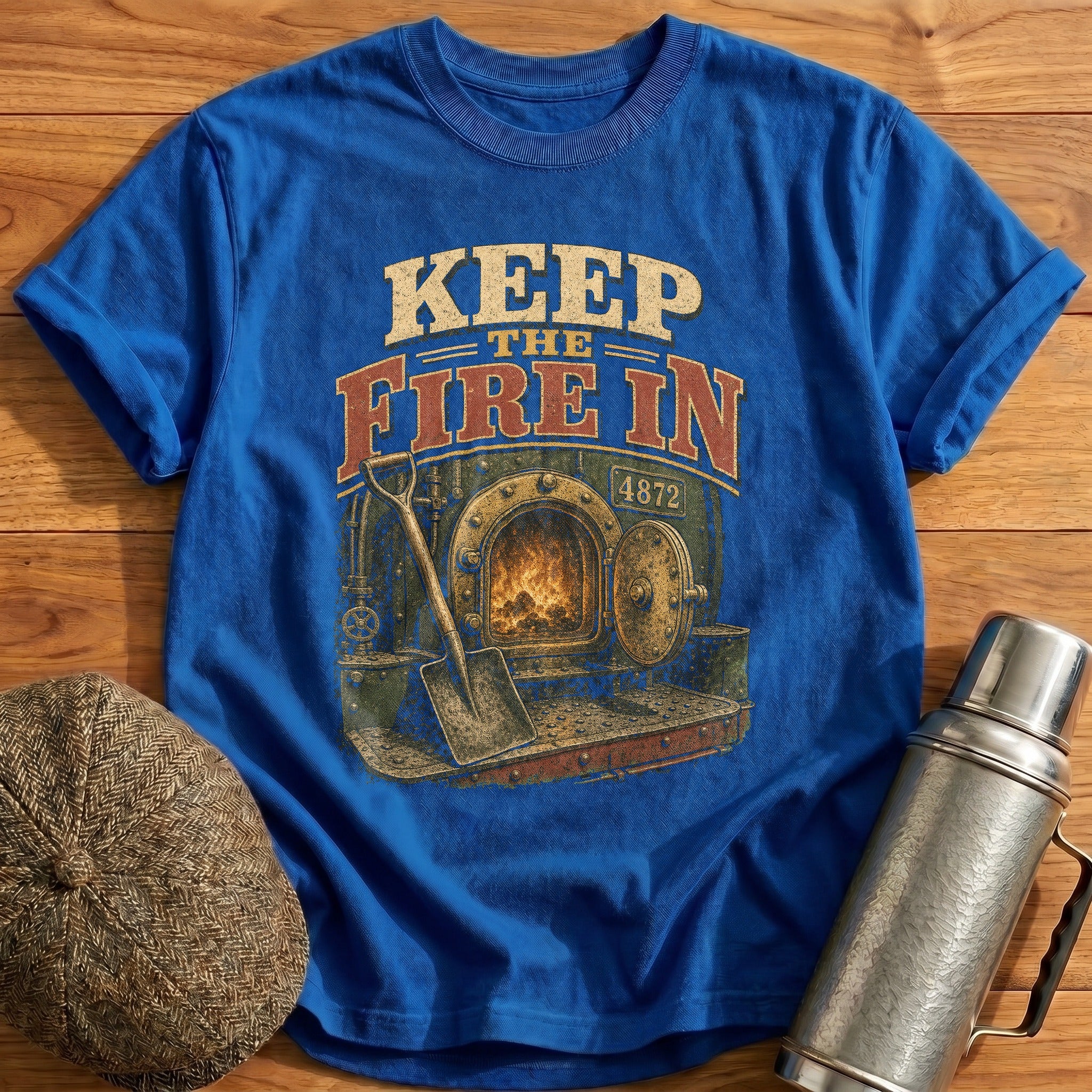 Keep the Fire In T-Shirt - Royal