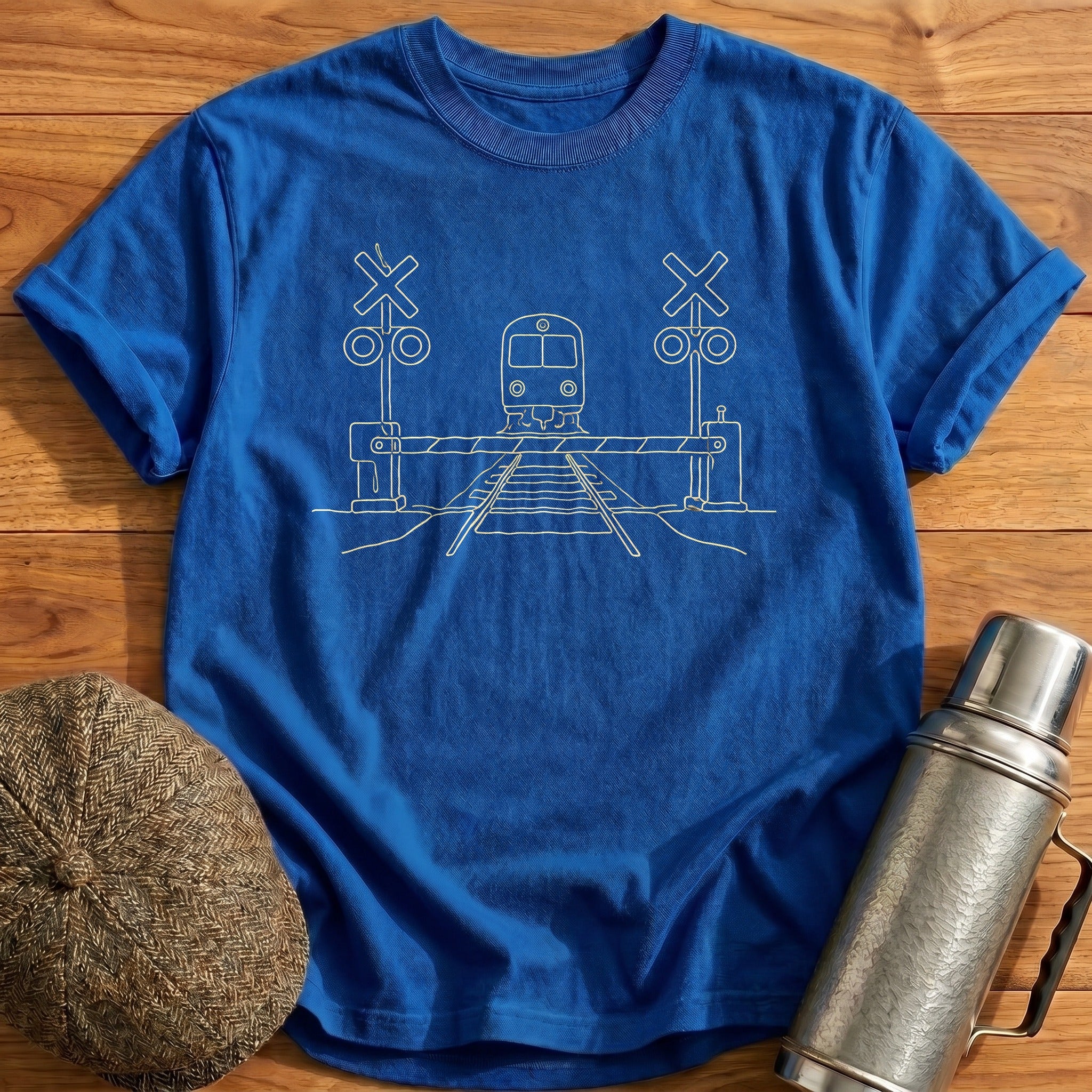 Level Crossing 55 T-Shirt - Royal