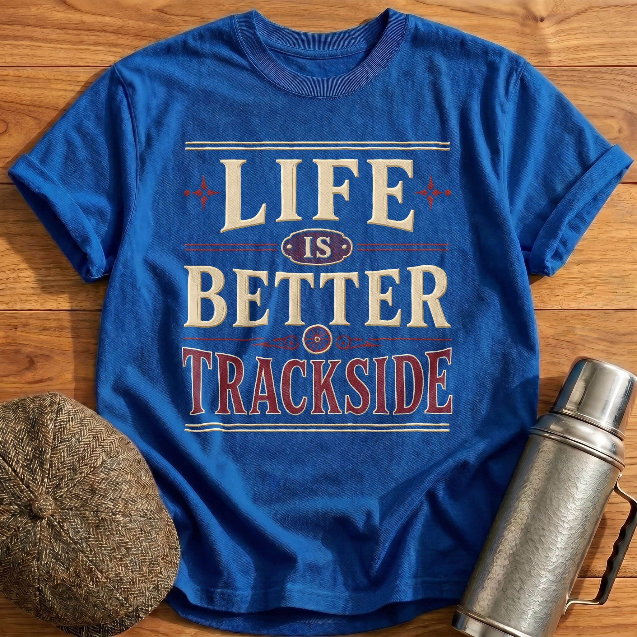 Life Is Better Trackside Train Enthusiast - Royal