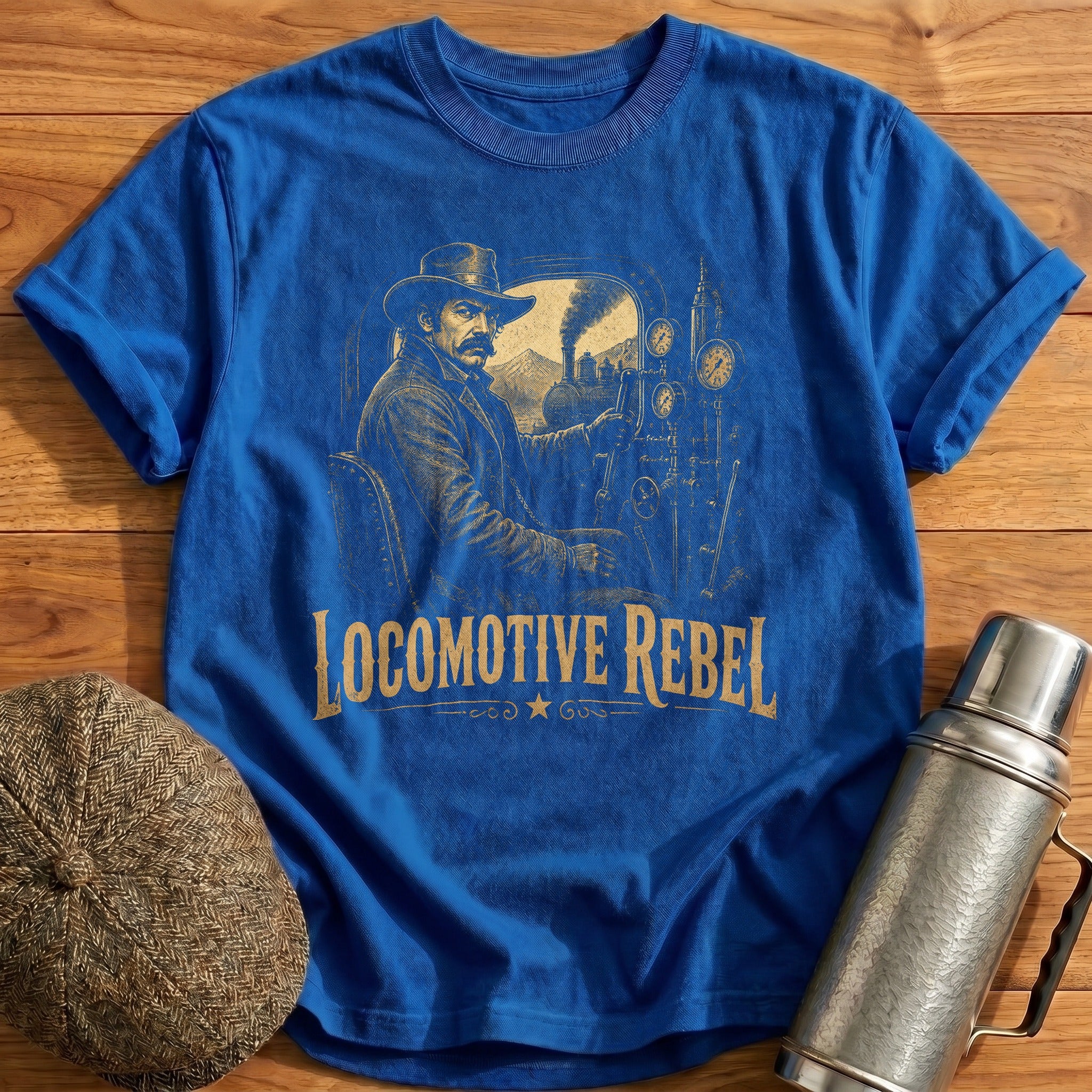 Locomotive Rebel T-Shirt - Royal