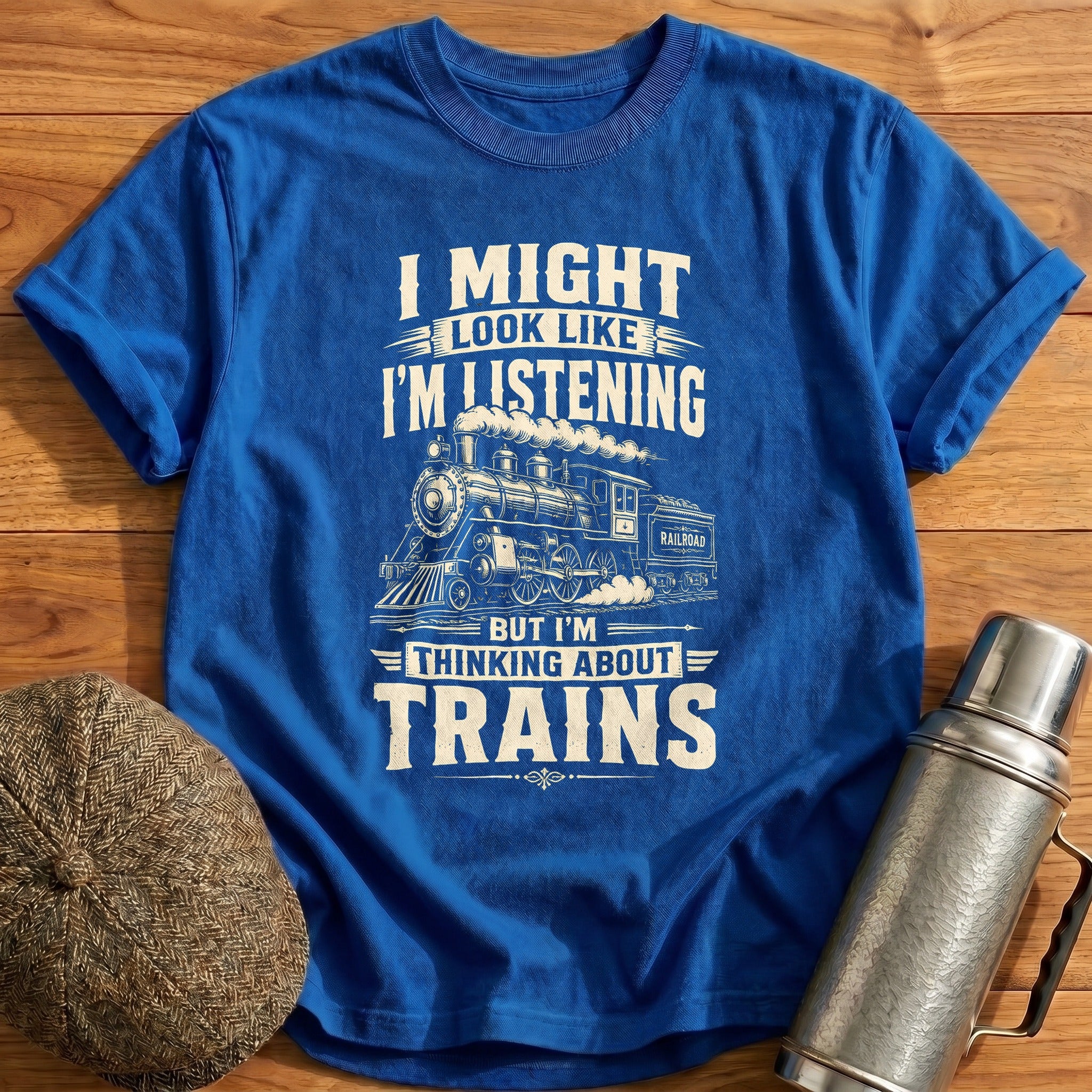Look Like I'm Listening T-Shirt - Royal