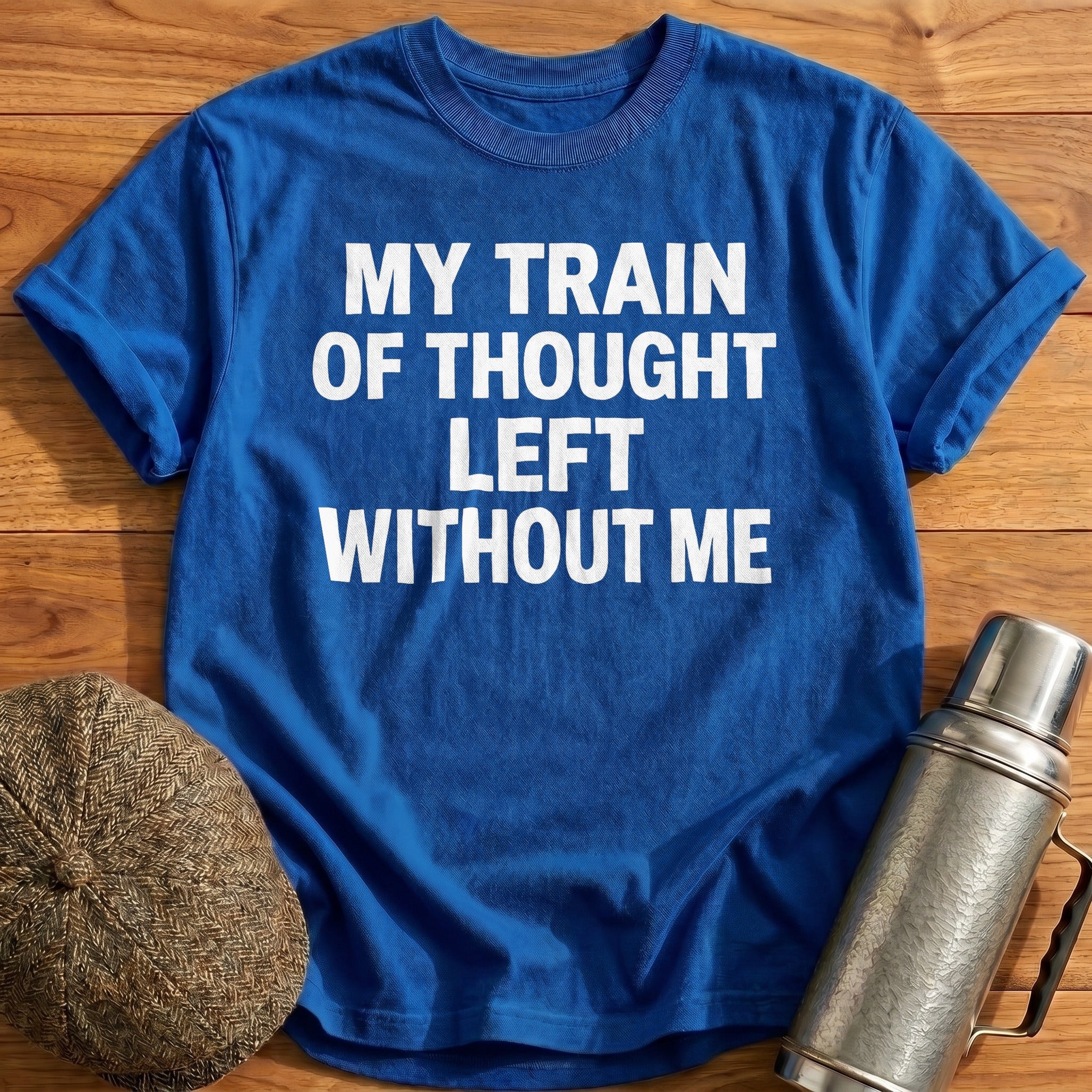 My Train of Thought T-Shirt - Royal