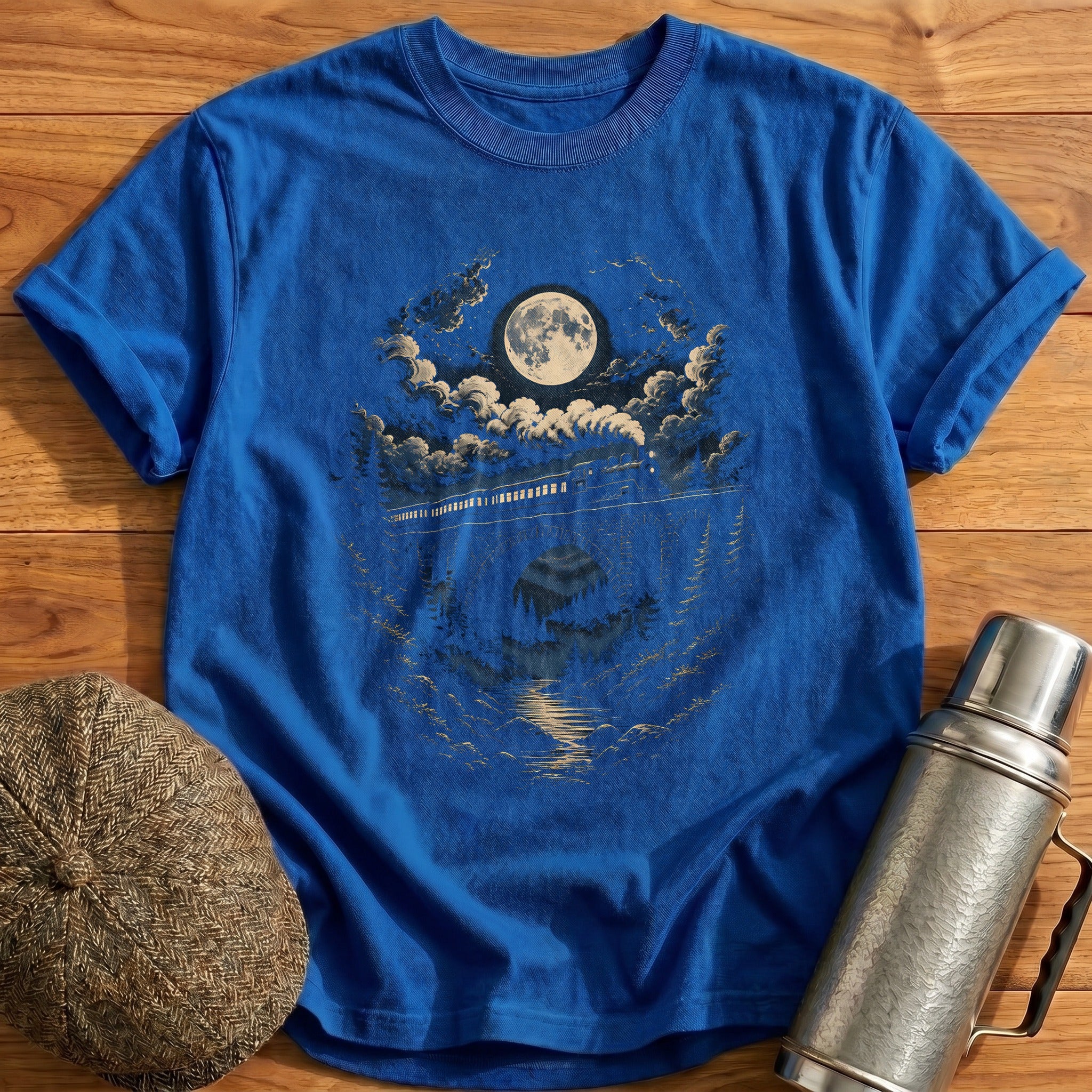 Moonlit Crossing T-Shirt - Royal