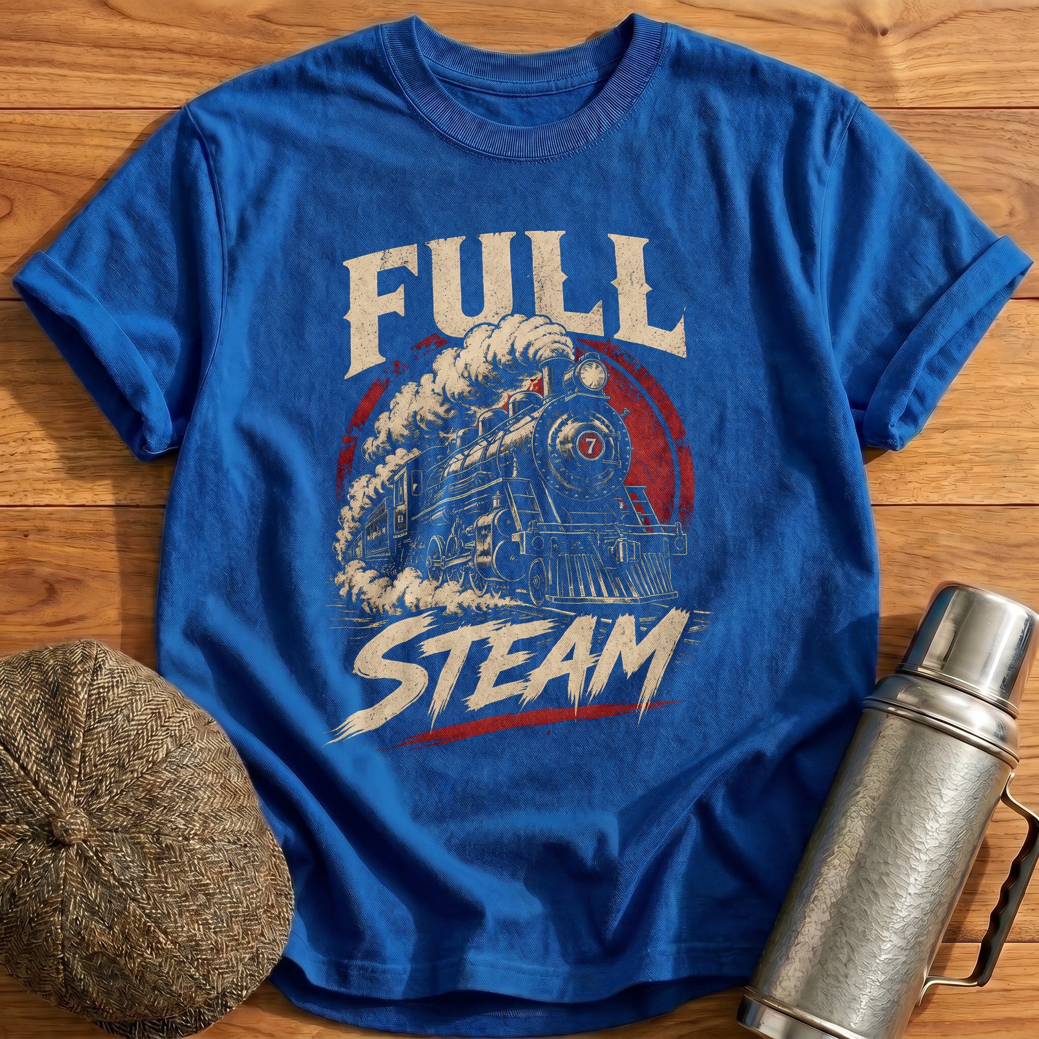 Number 7 Fury T-Shirt - Royal