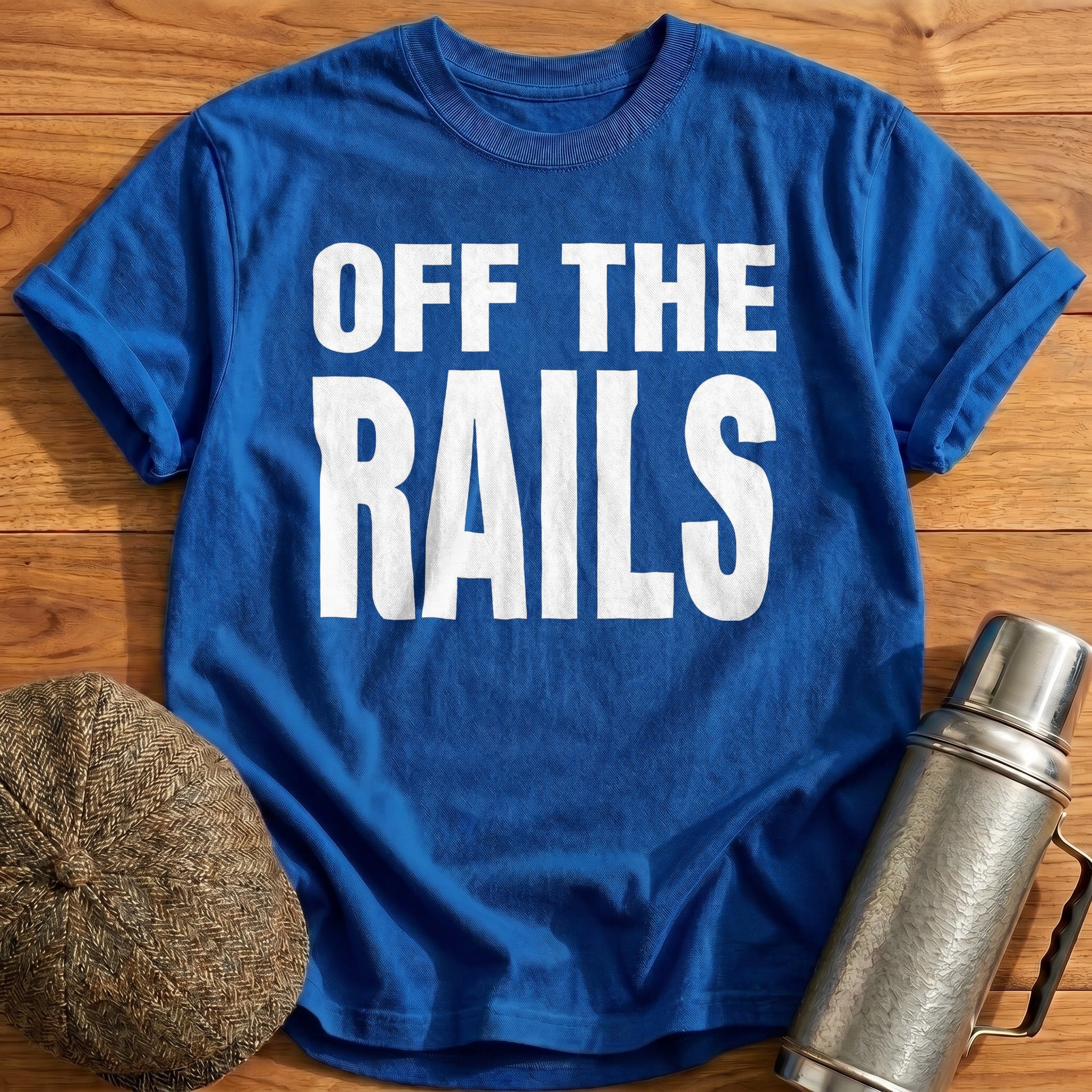 Off The Rails II T-Shirt - Royal