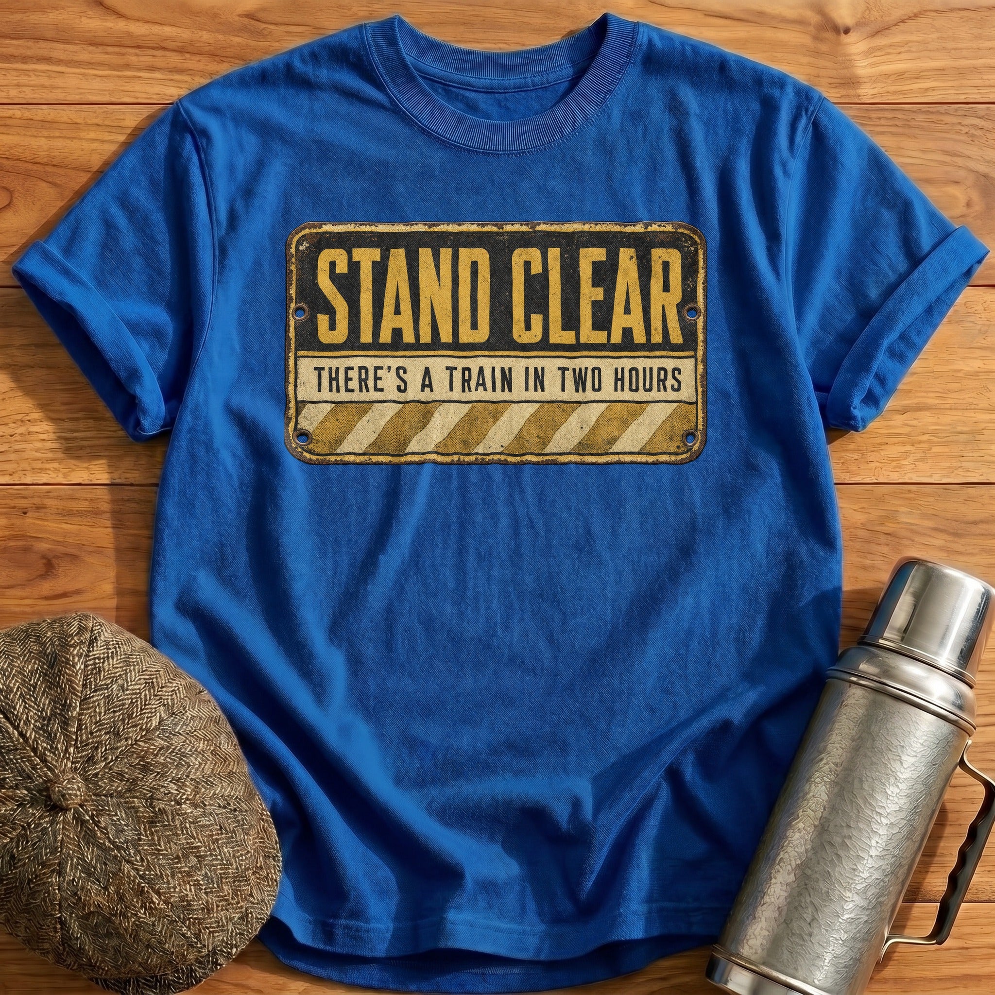 Platform Announcement T-Shirt - Royal